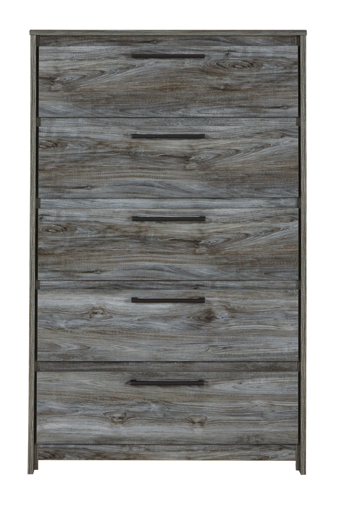 Baystorm - Five Drawer Chest - Gray