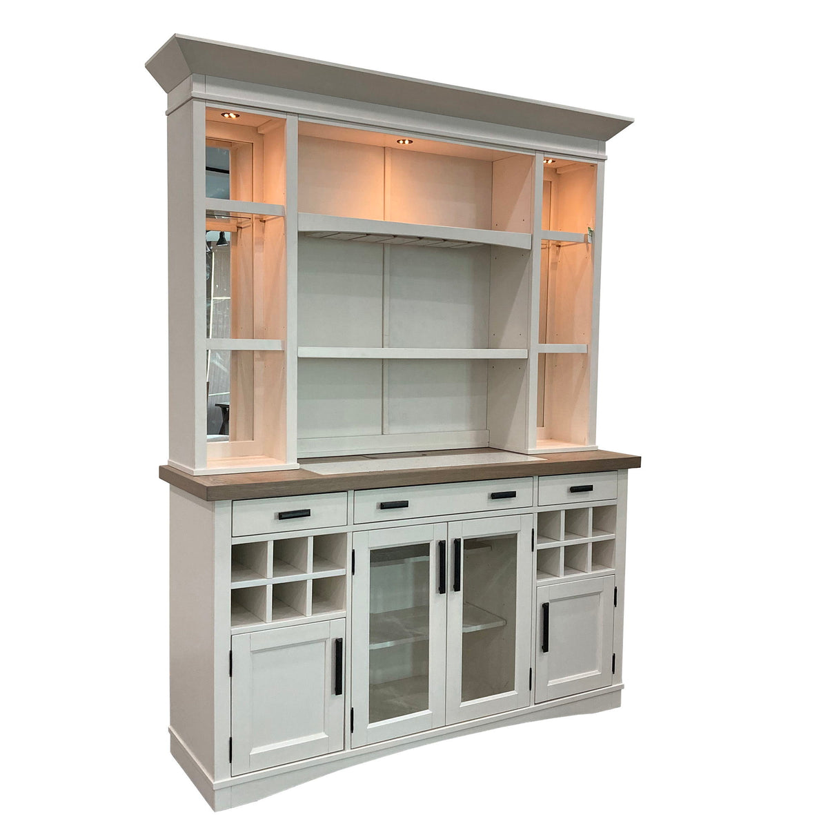 Americana Modern Dining - Buffet Server With Quartz Insert