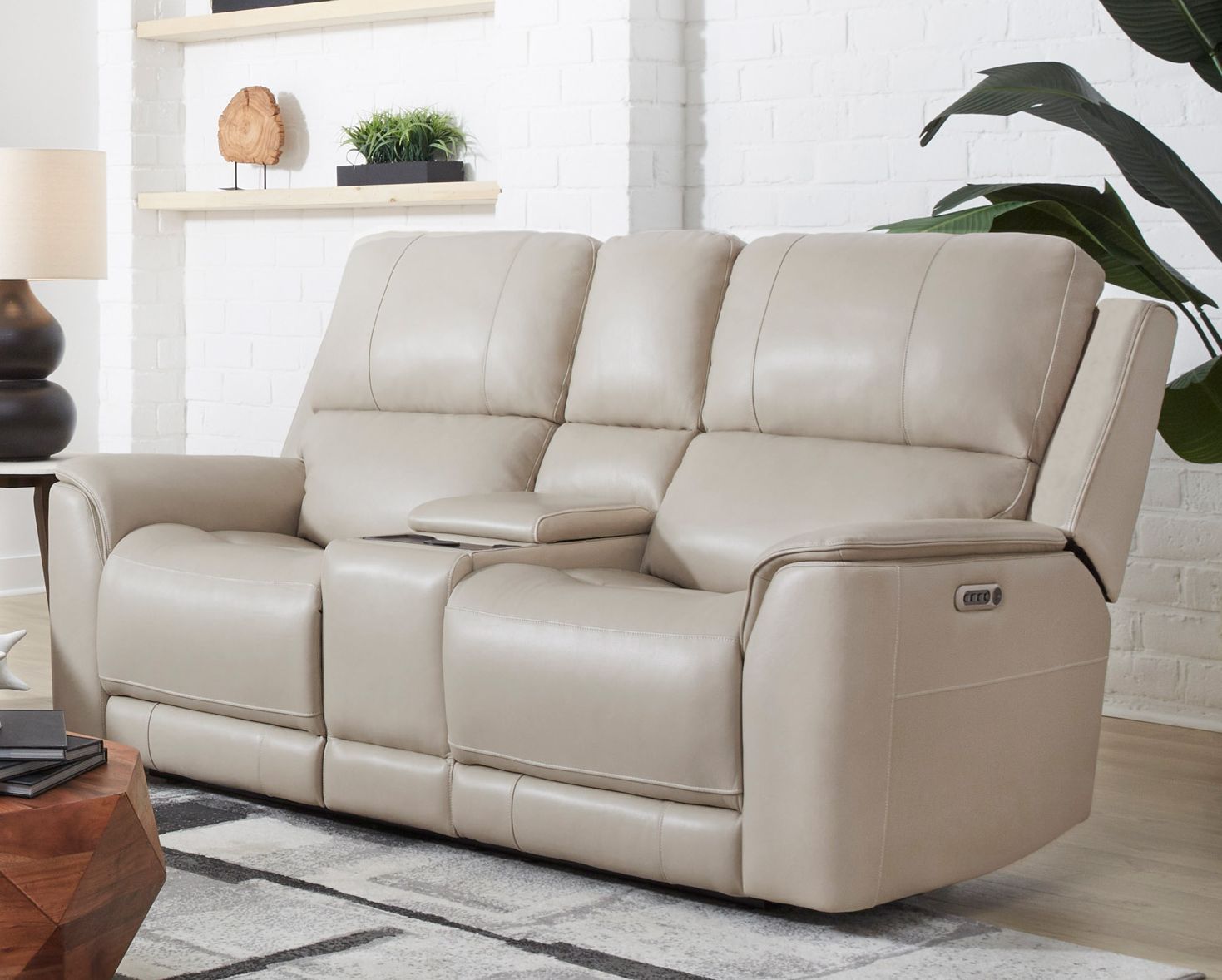 Easton - Zero Gravity Power Reclining Tilt Console Loveseat P3