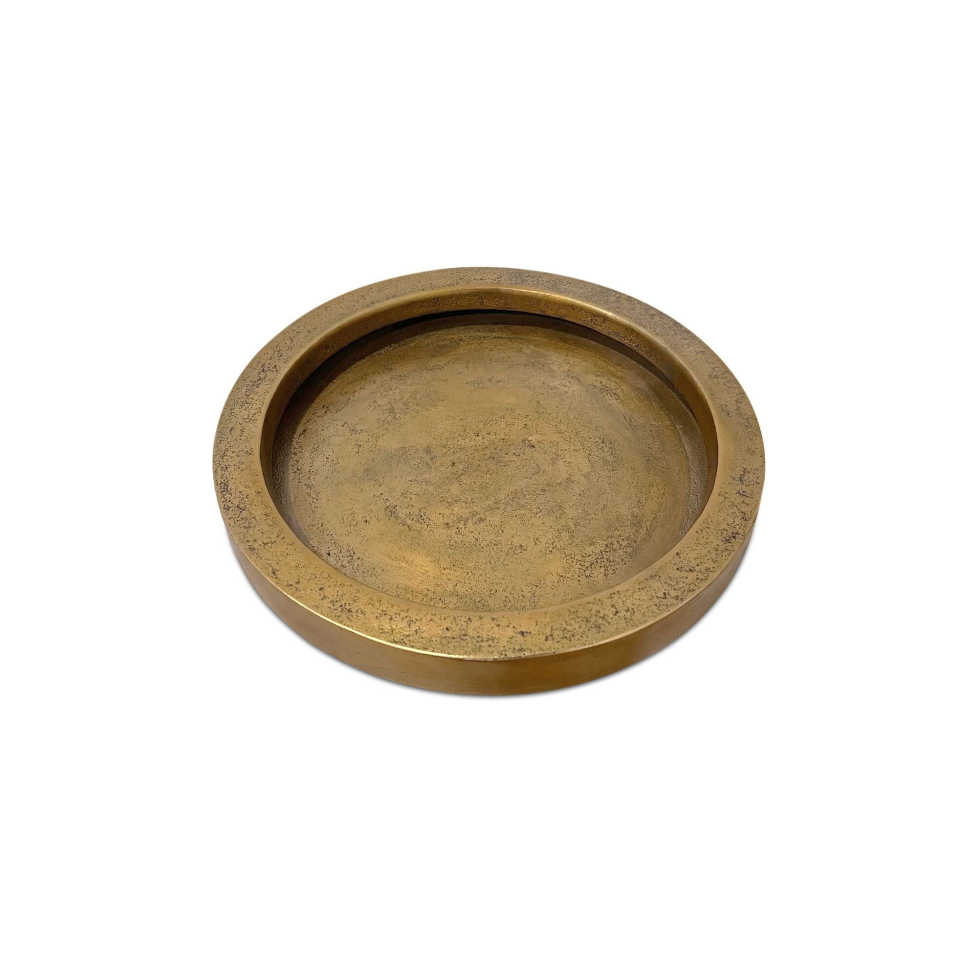 Abel - Cast Aluminum Catchall - Aged Brass