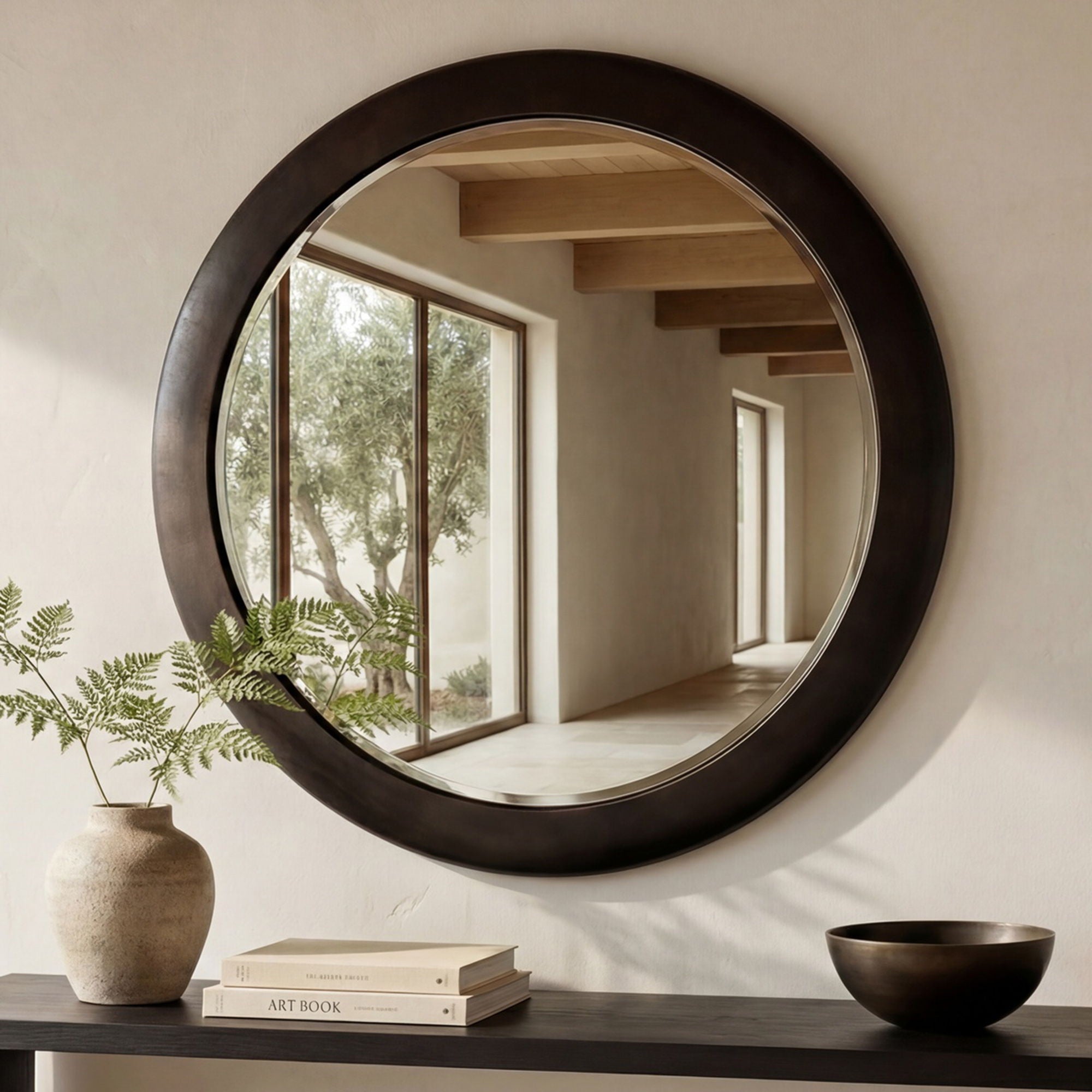 Otis - Mirror - Blackened Bronze
