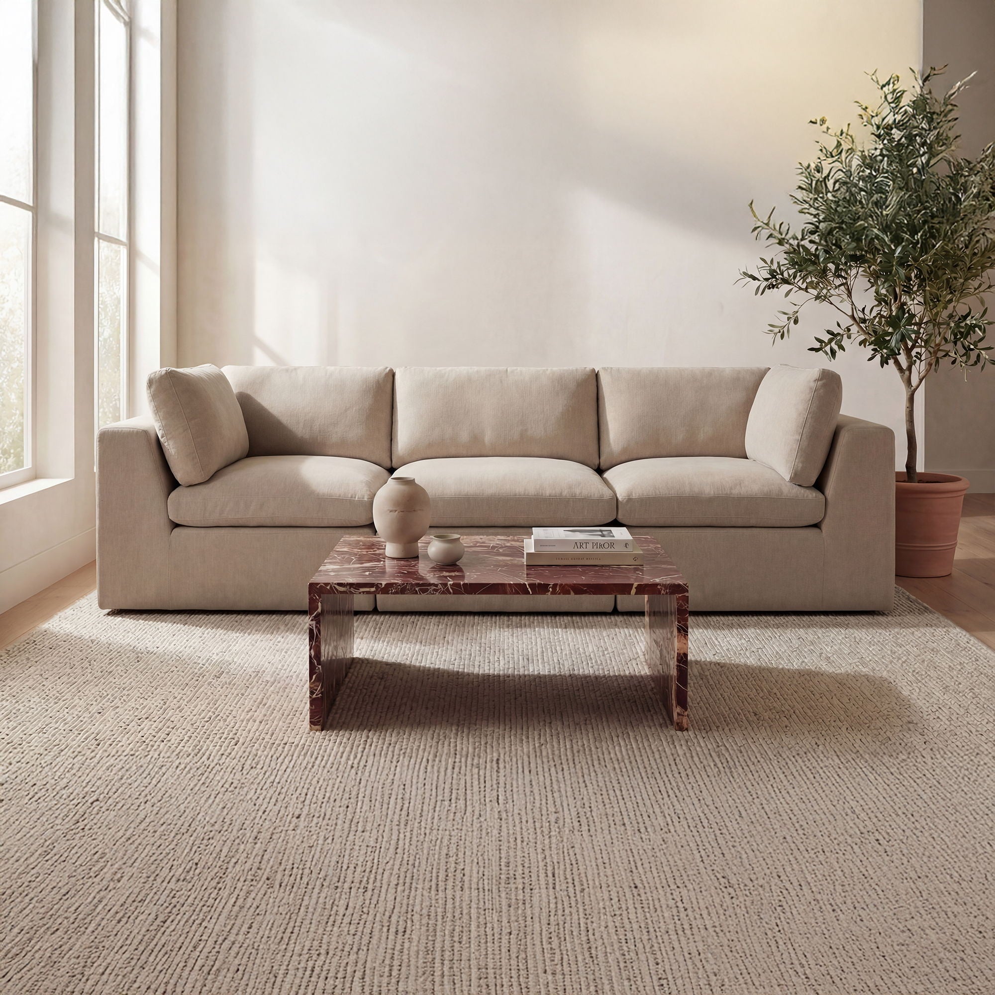 Cates - Modular Sofa - Pebble