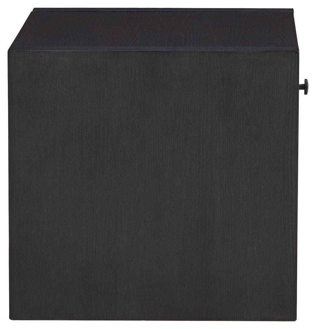 Foyland - Square End Table - Black
