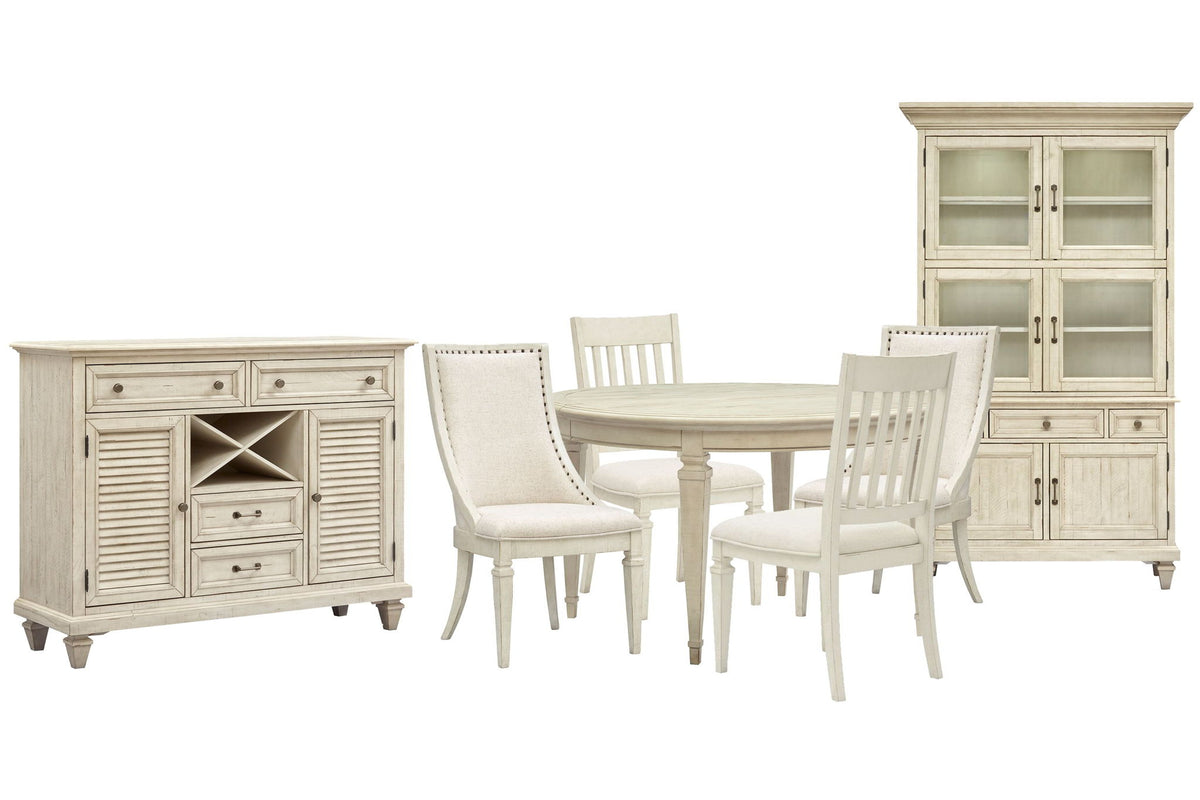 Newport - Extendable Round Dining Table Set