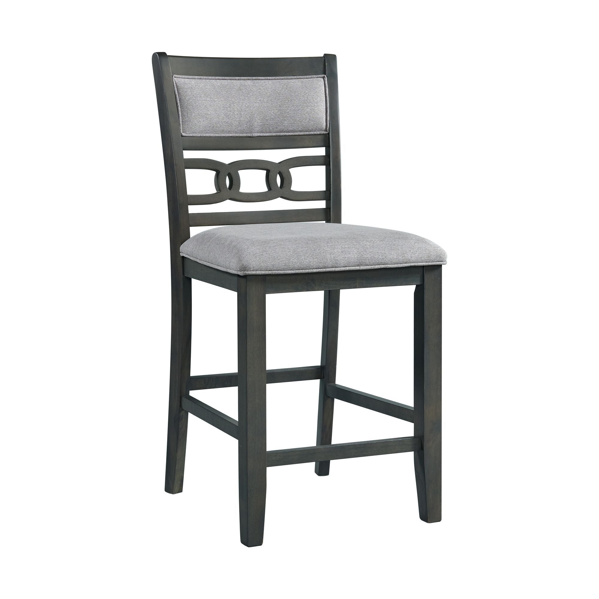 Amherst - Counter Side Chair With Fabric Cushion (Set of 2) - Gray Finish