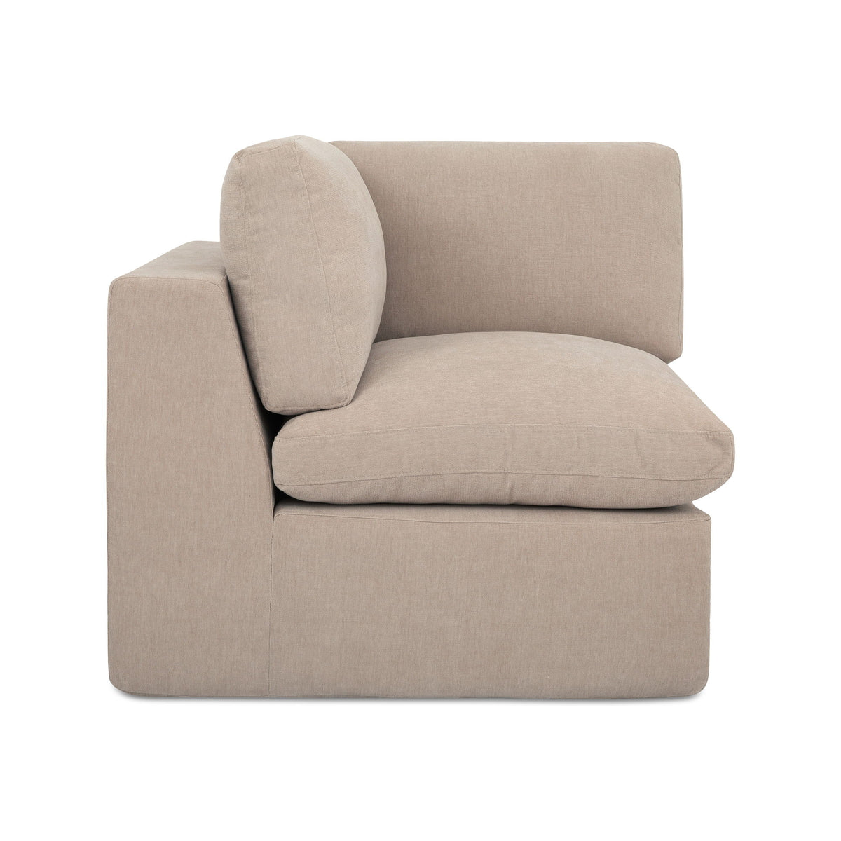Cates - Corner Chair - Pebble