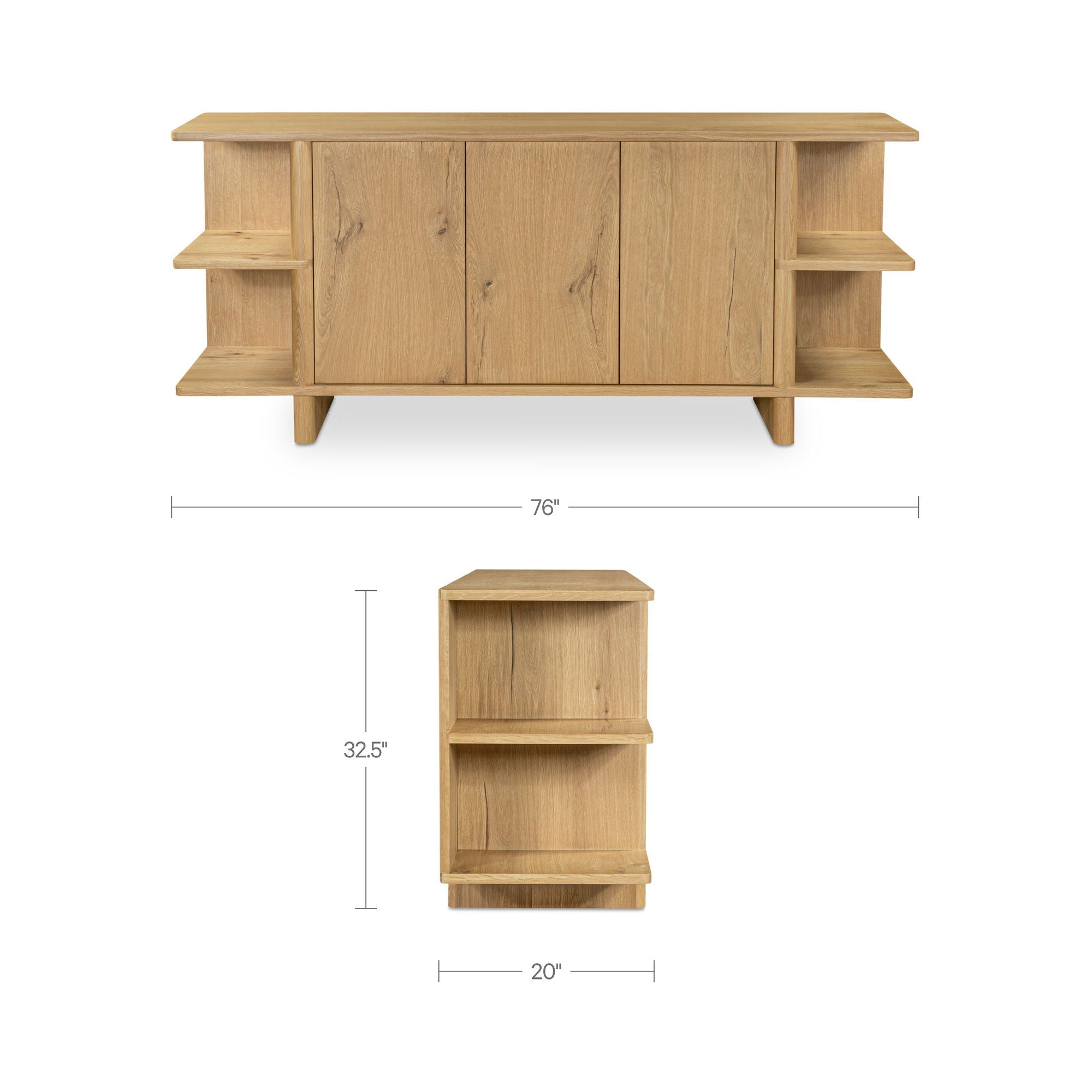 Casey - Sideboard - Rustic / Oak / Natural