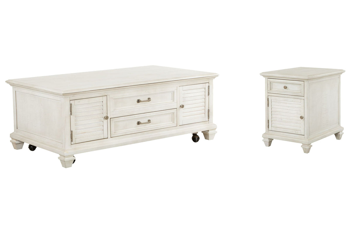 Newport - Lift Top Storage Cocktail Table Set