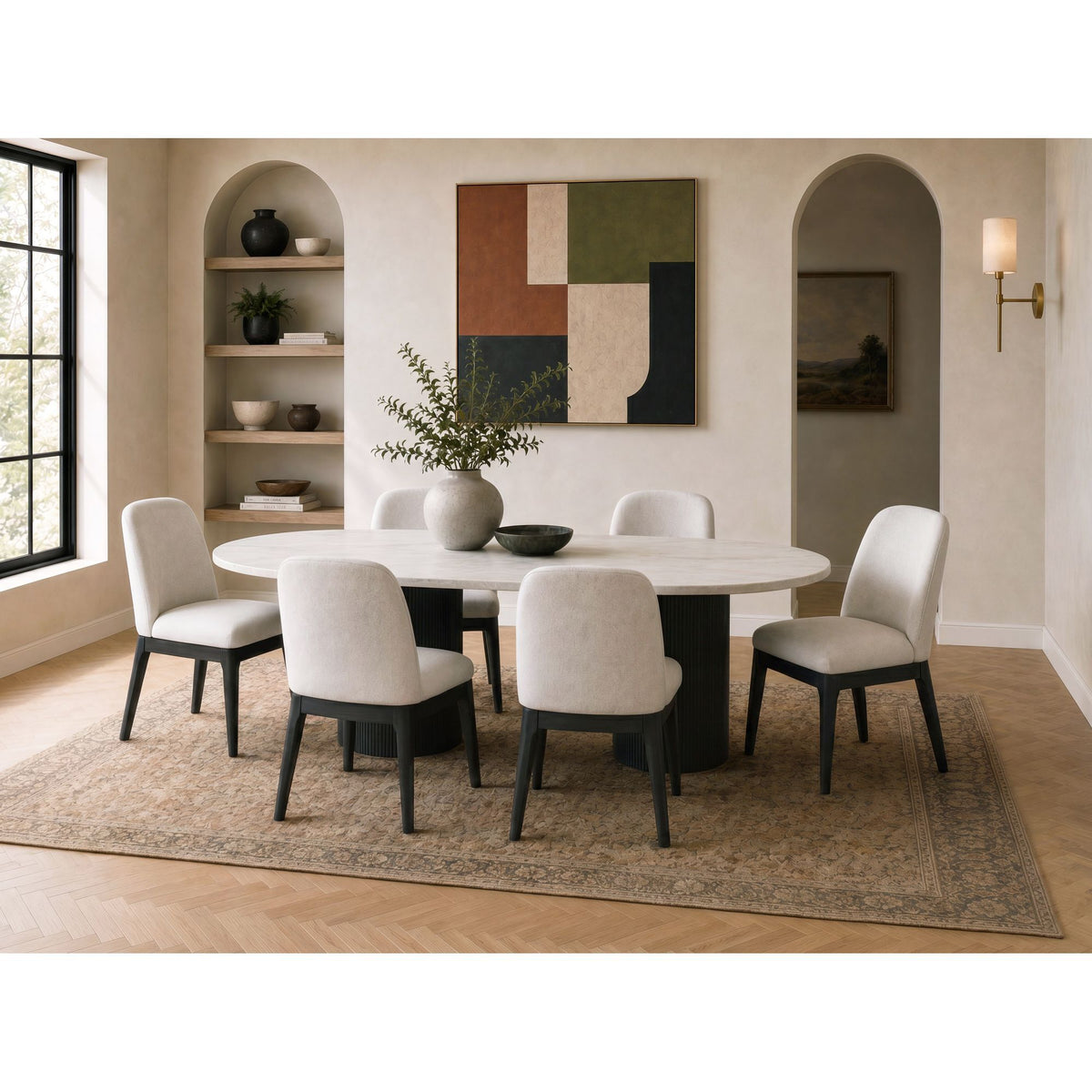 Sylvie - Standard Height Dining Set, Oval Table