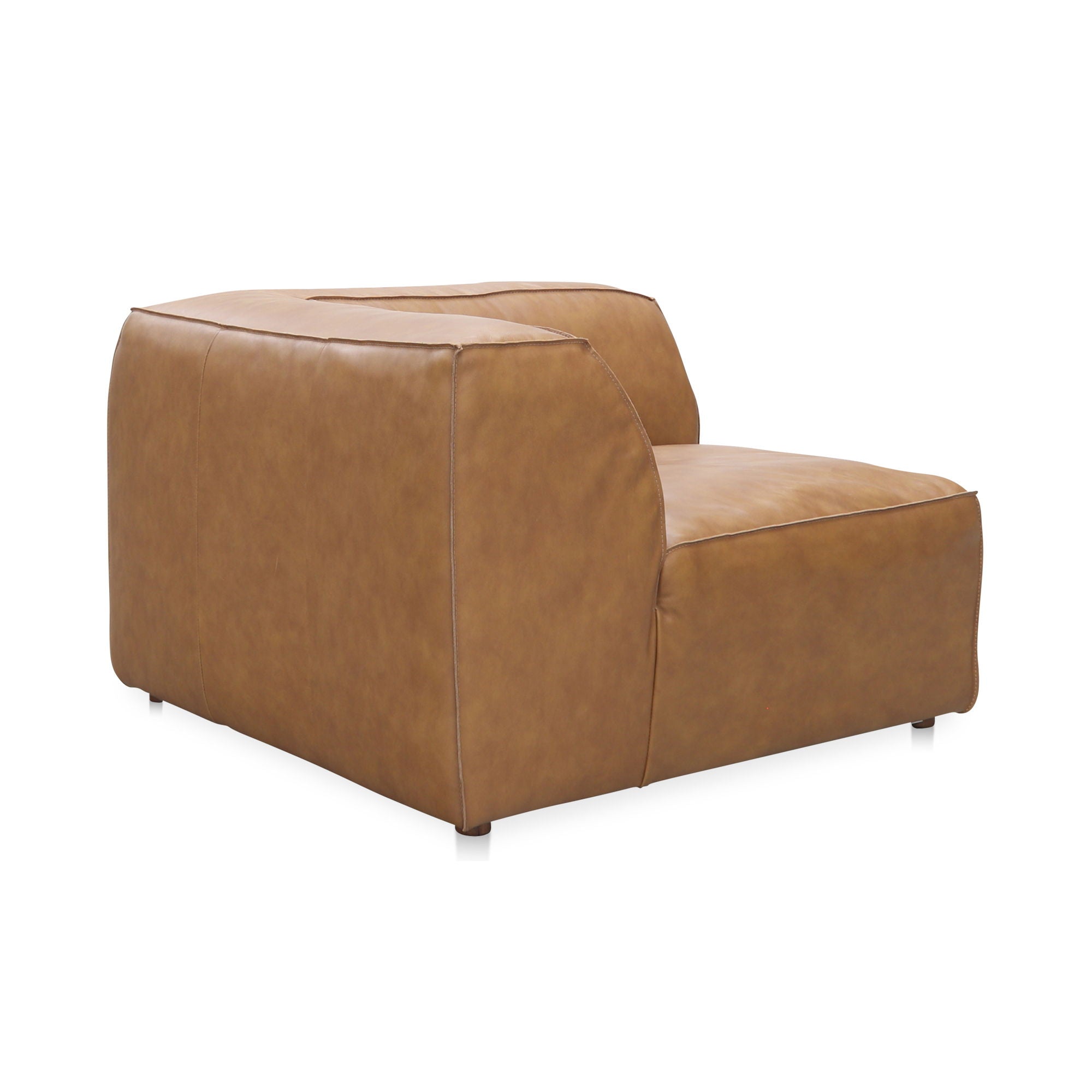 Form - Leather Corner Chair - Sonoran Tan