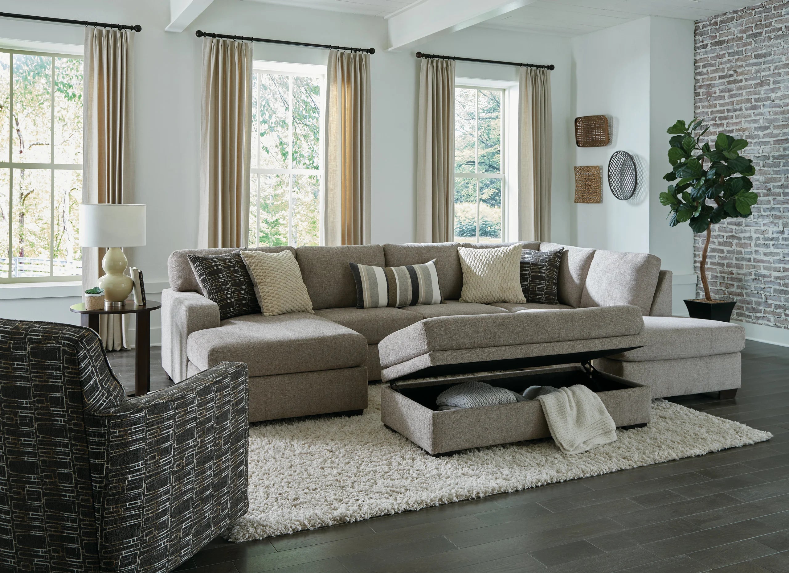 Bri Pewter Sectional