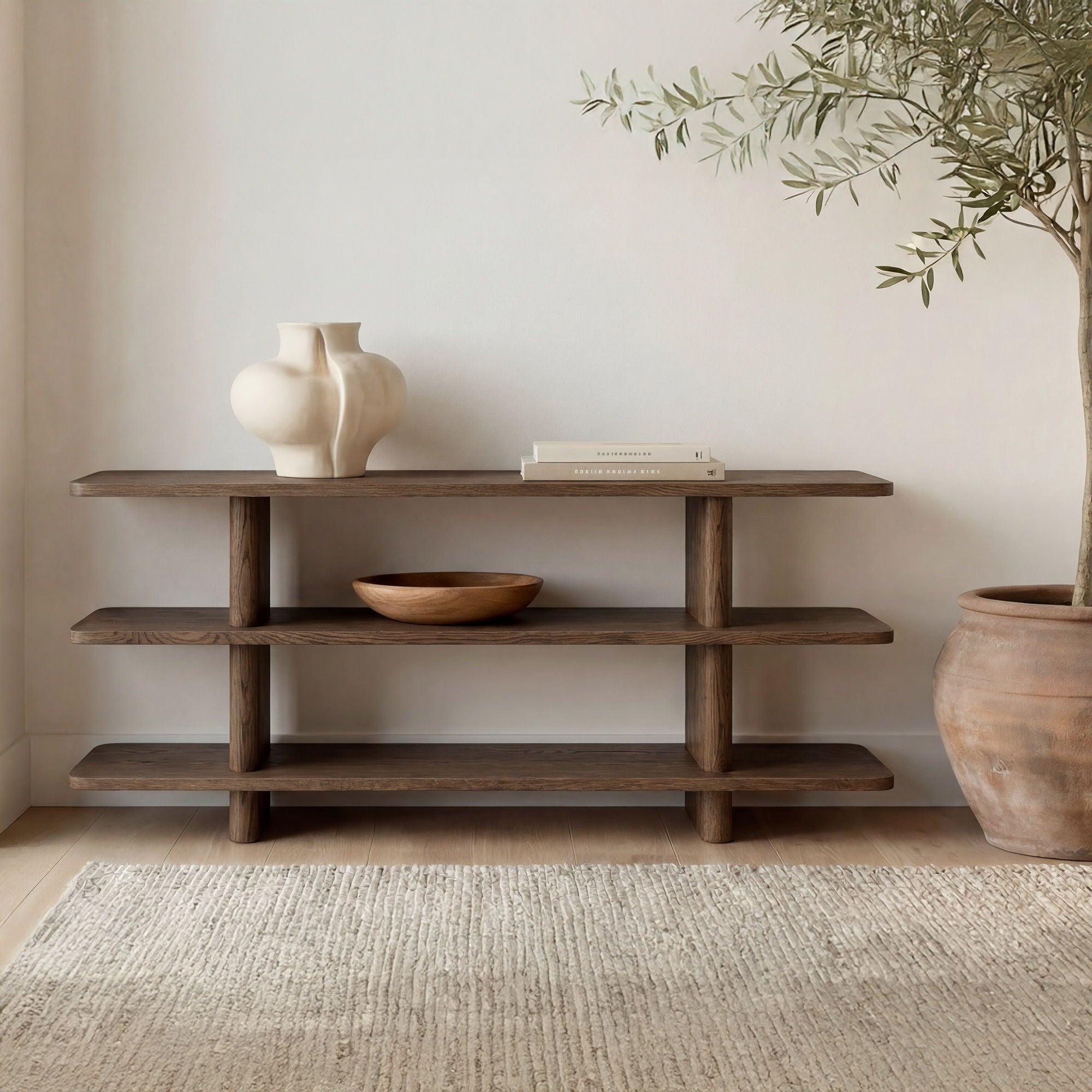 Casey - Small Standard Bookcase - Dark Brown