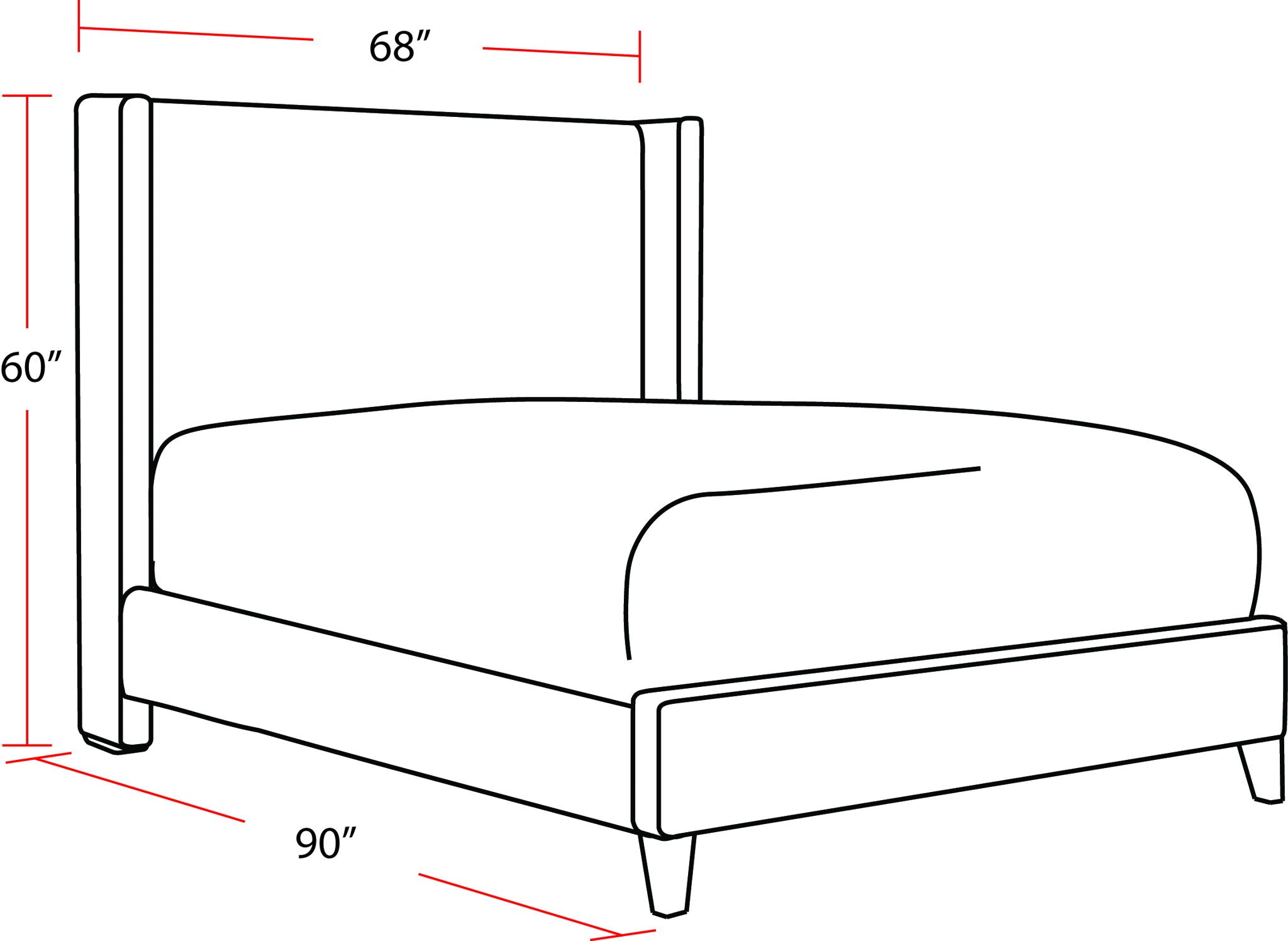 Angel - Upholstered Bed