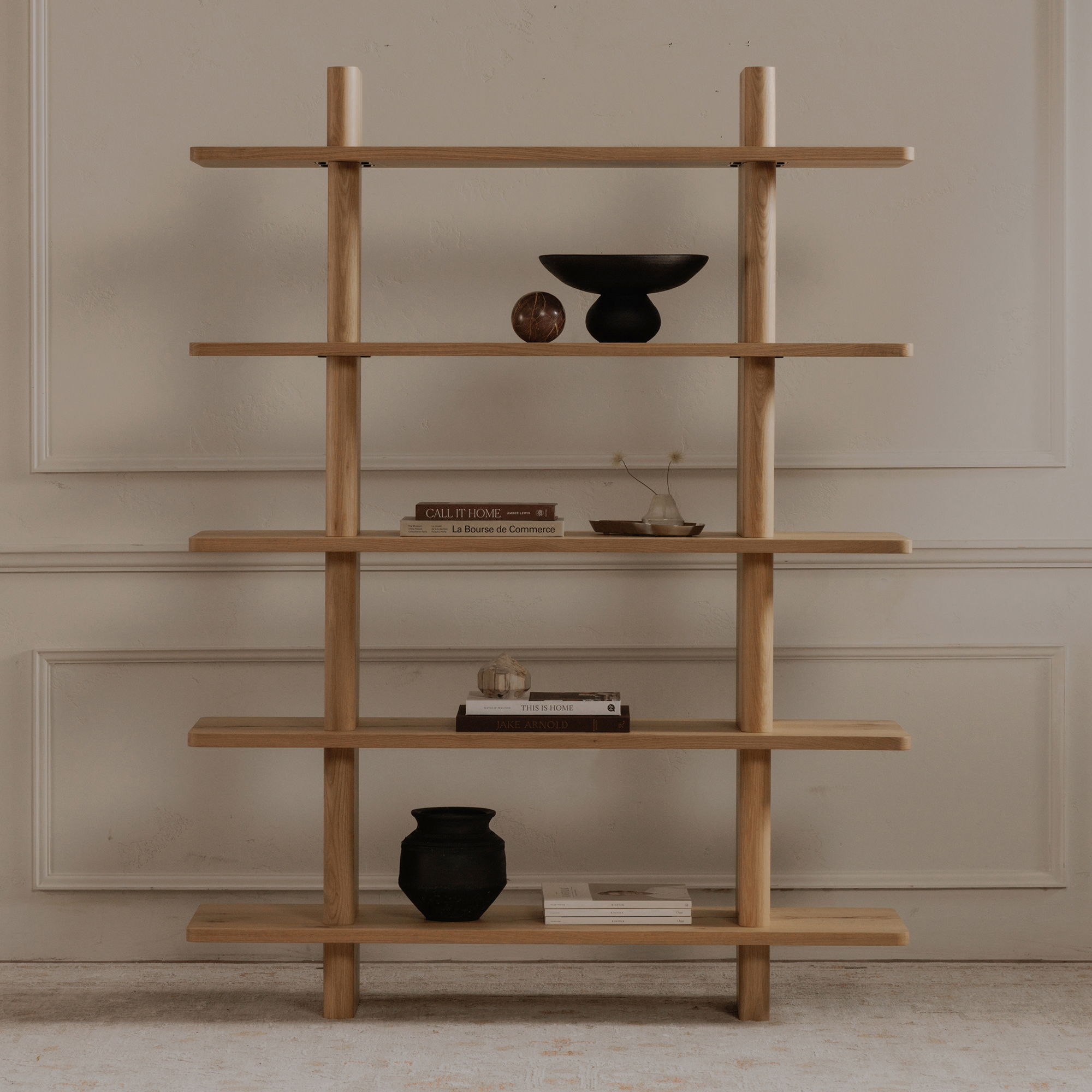 Casey - Large Standard Bookcase - Light Brown