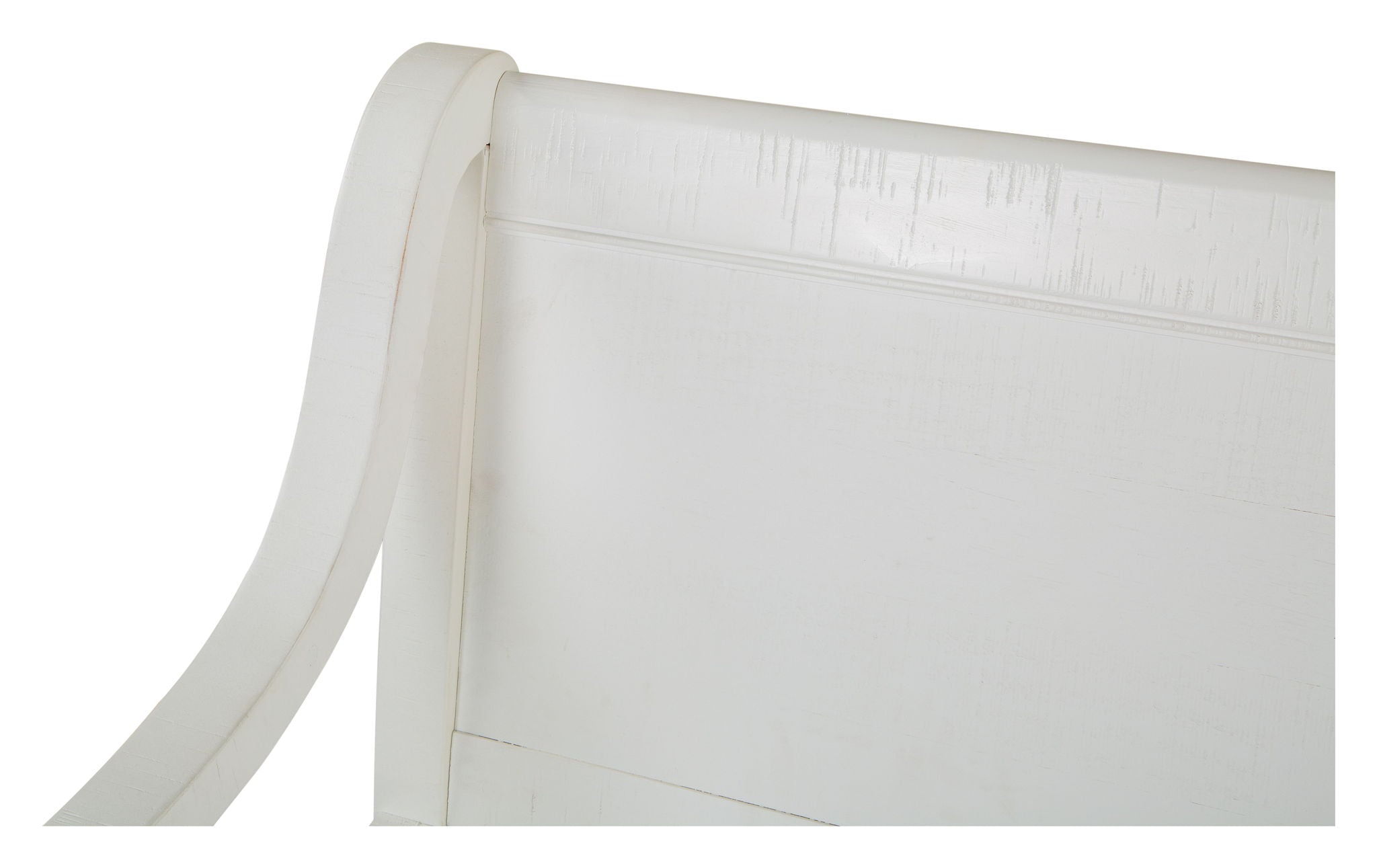 Heron Cove - Bench With Back - Chalk White