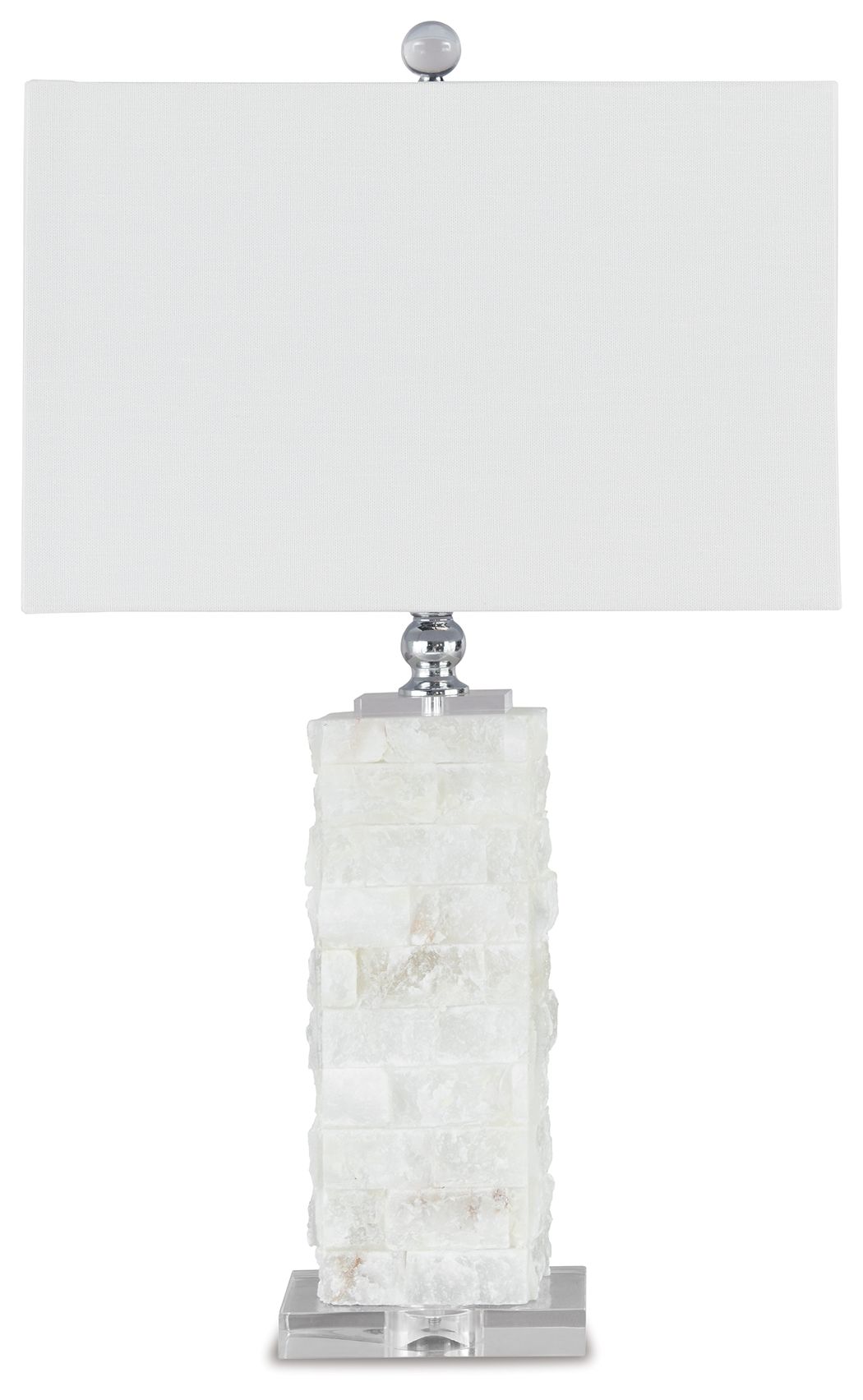 Malise - Alabaster Table Lamp - White