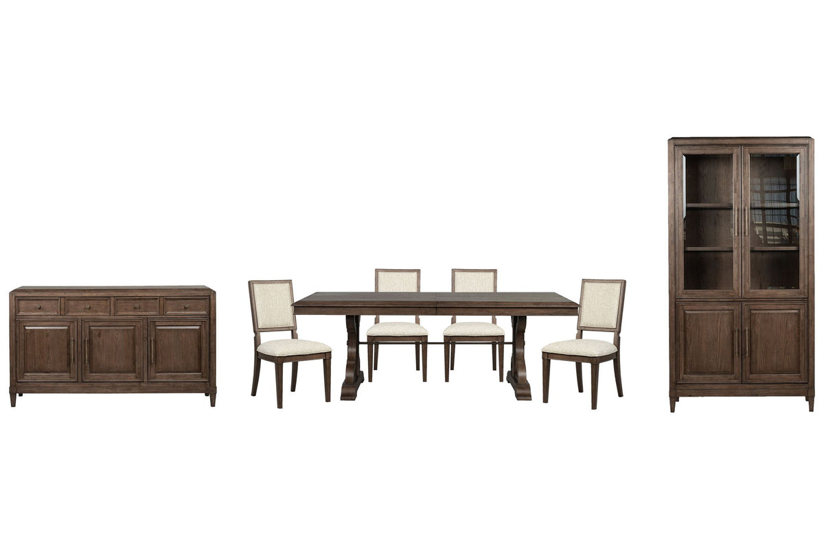 Jubilee - Extendable Trestle Dining Table Set