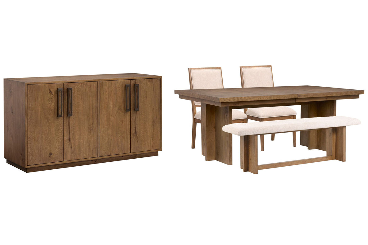 Marcel - Extendable Trestle Dining Table Set