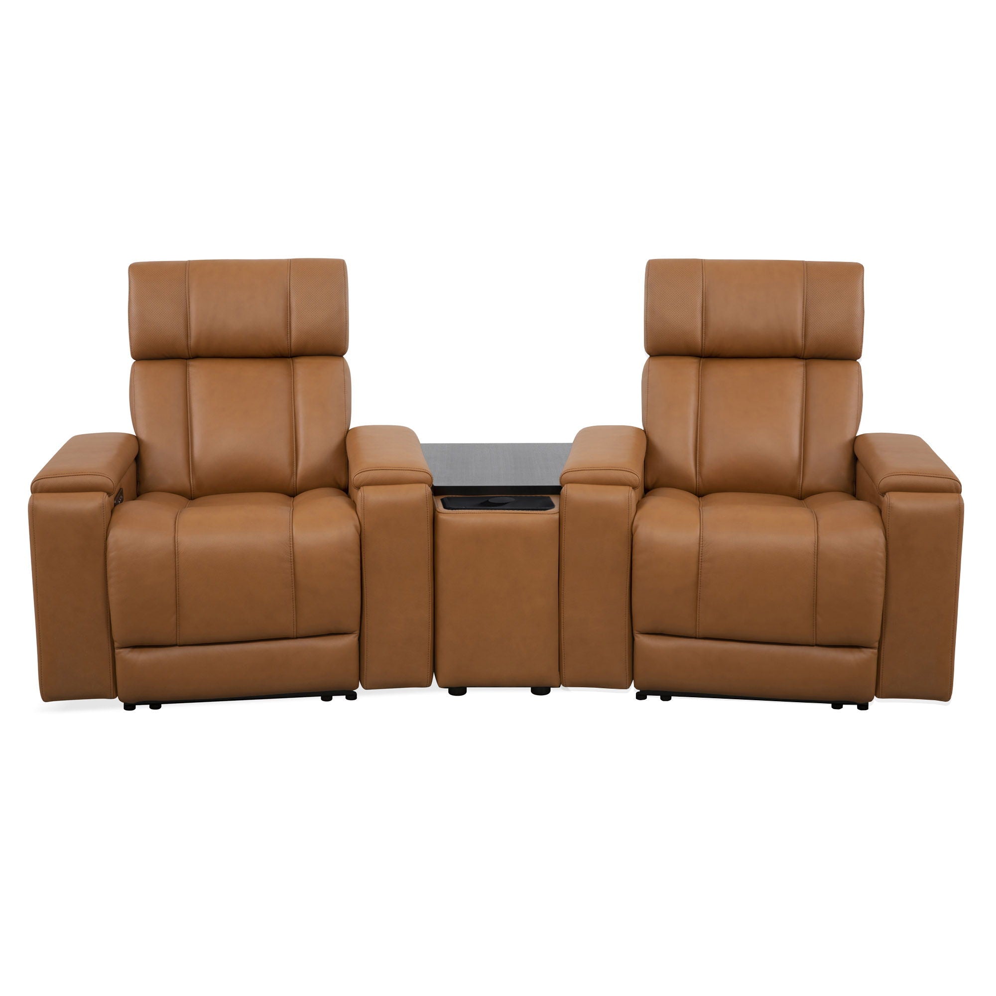 Phoenix - Zero Gravity Power 2 Seat Home Theater Seating With Wedge And Immersive Audio