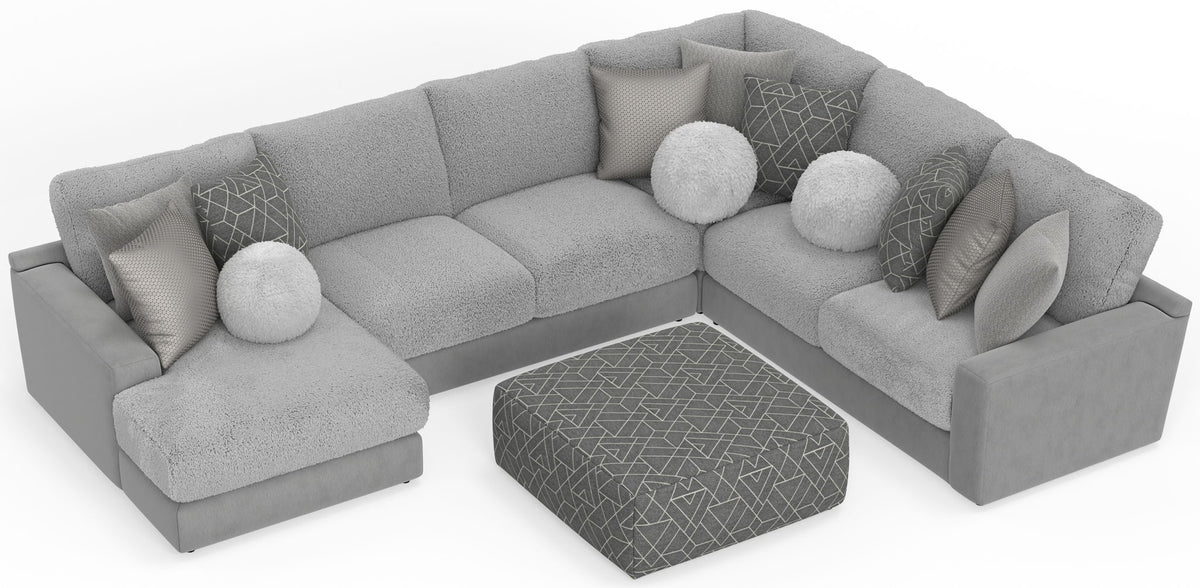 Sectional, Ottoman