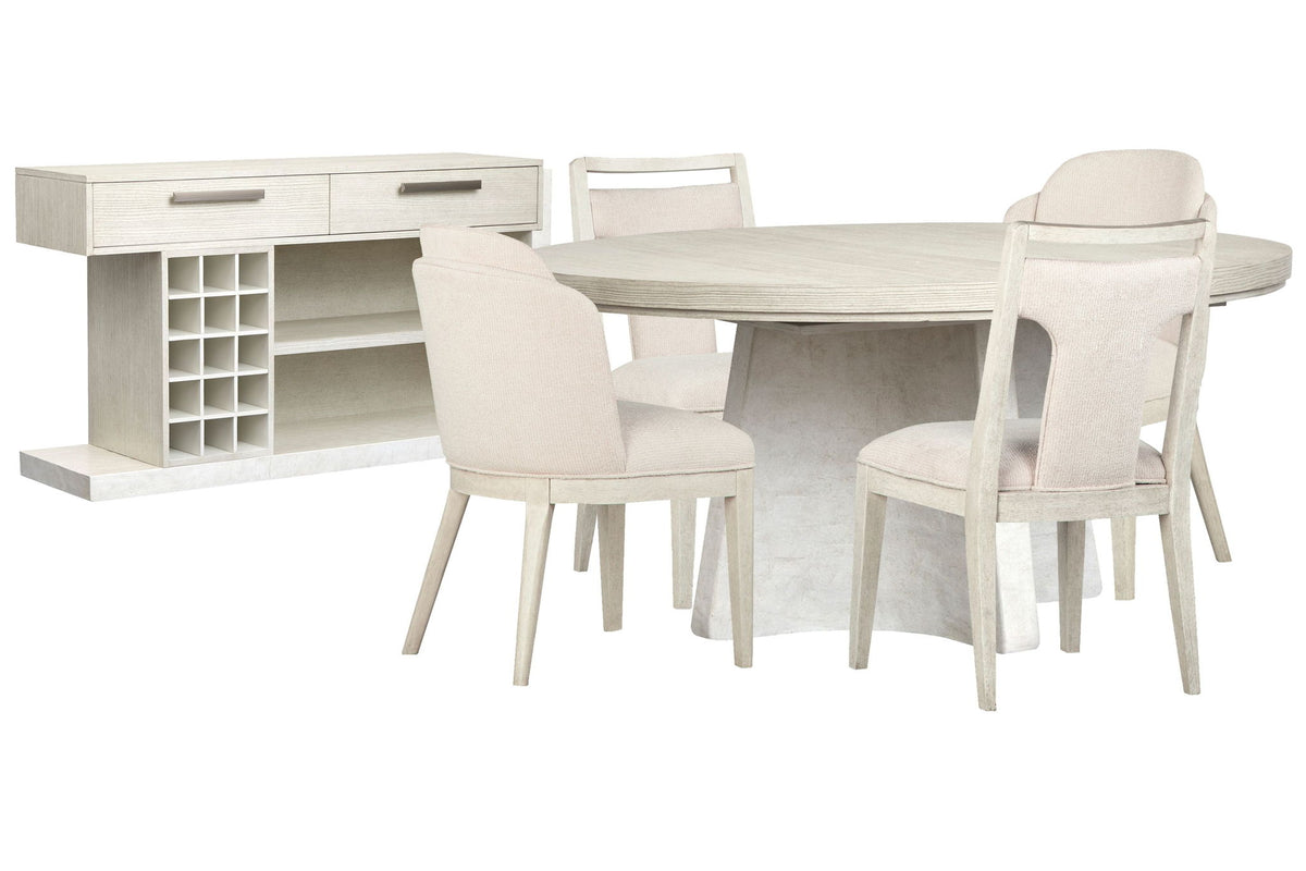 Lorelei - Extendable 54" Round Dining Table Set