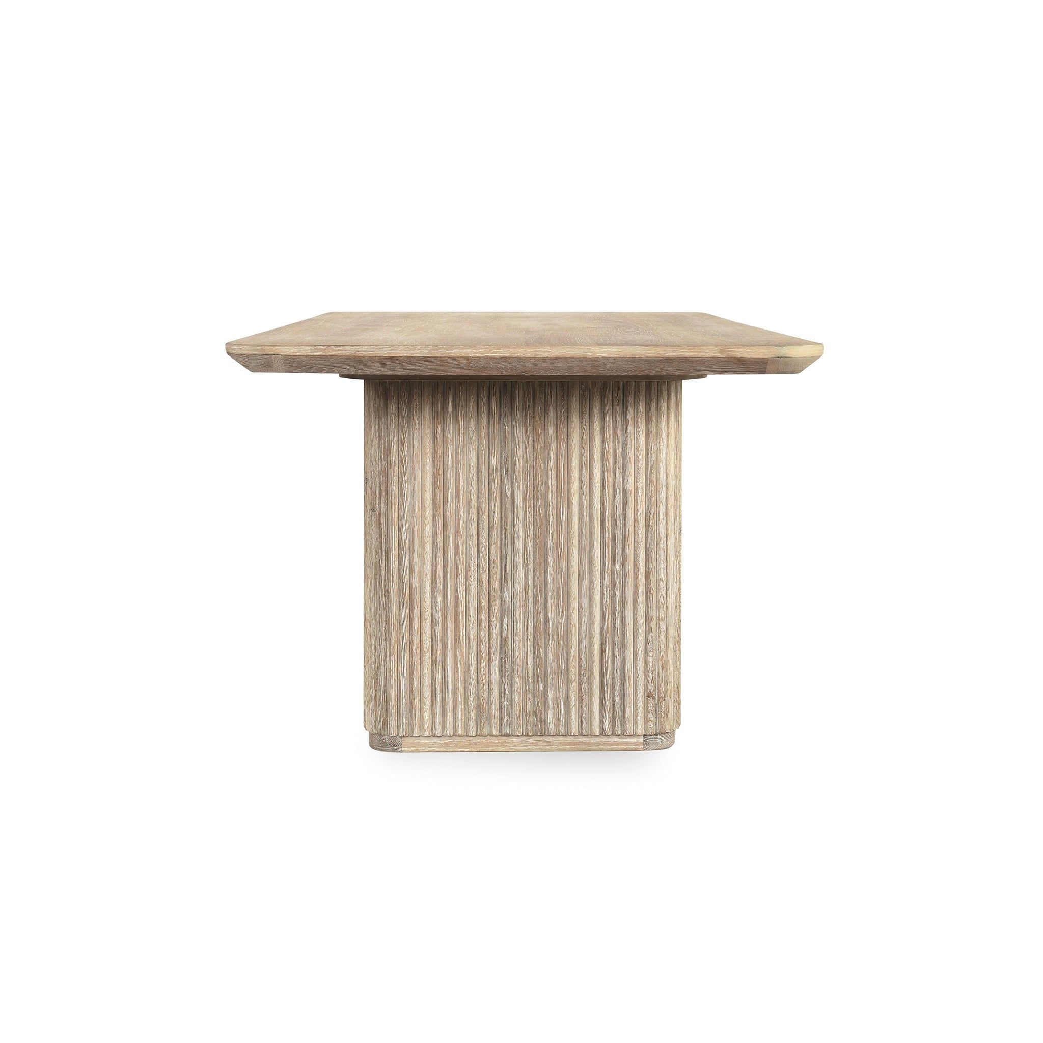 Vander - Oak Wood 84" Dining Table