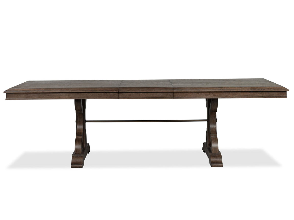 Jubilee - Extendable Trestle Dining Table - Brown
