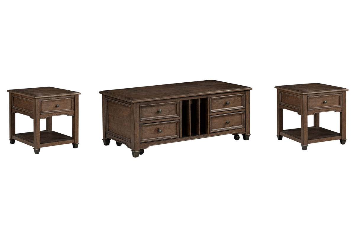 Cormac - Lift Top Storage Cocktail Table Set