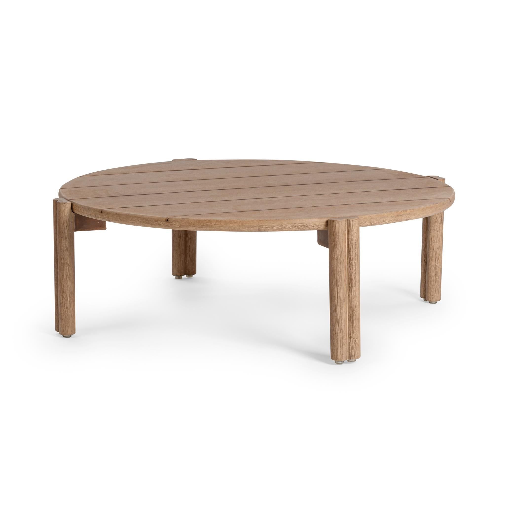 Oliver - Outdoor Round Coffee Table - Butterscotch