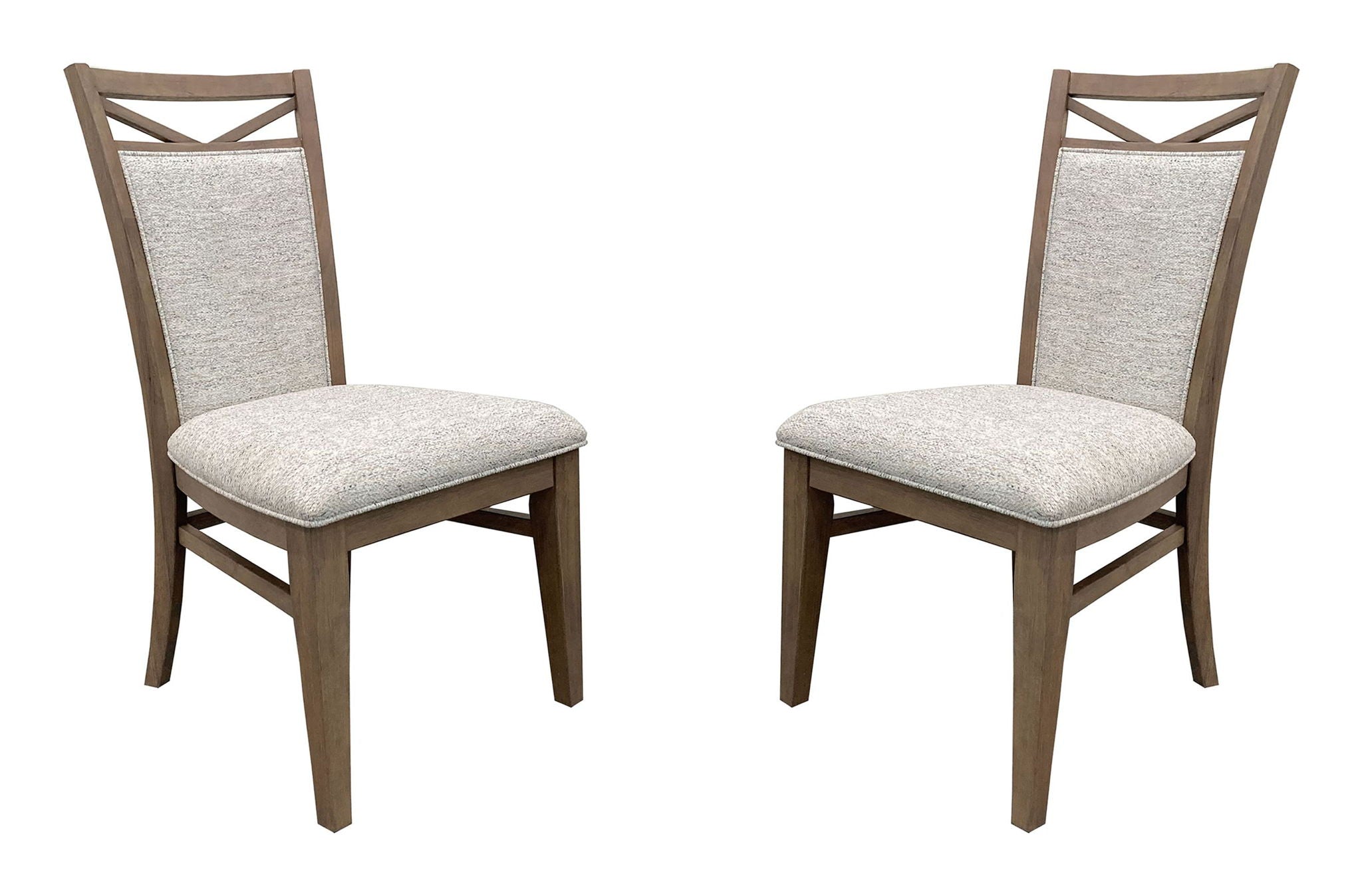 Americana Modern Dining - Upholstered Dining Chair (Set of 2) - Cotton White