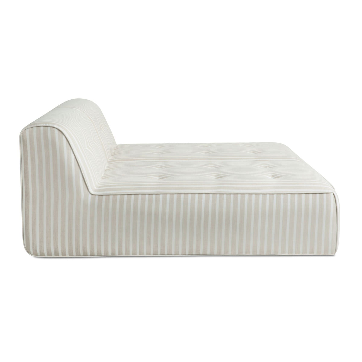 Sunseeker - 2 Piece Outdoor Sun Lounger - Brown Stripe