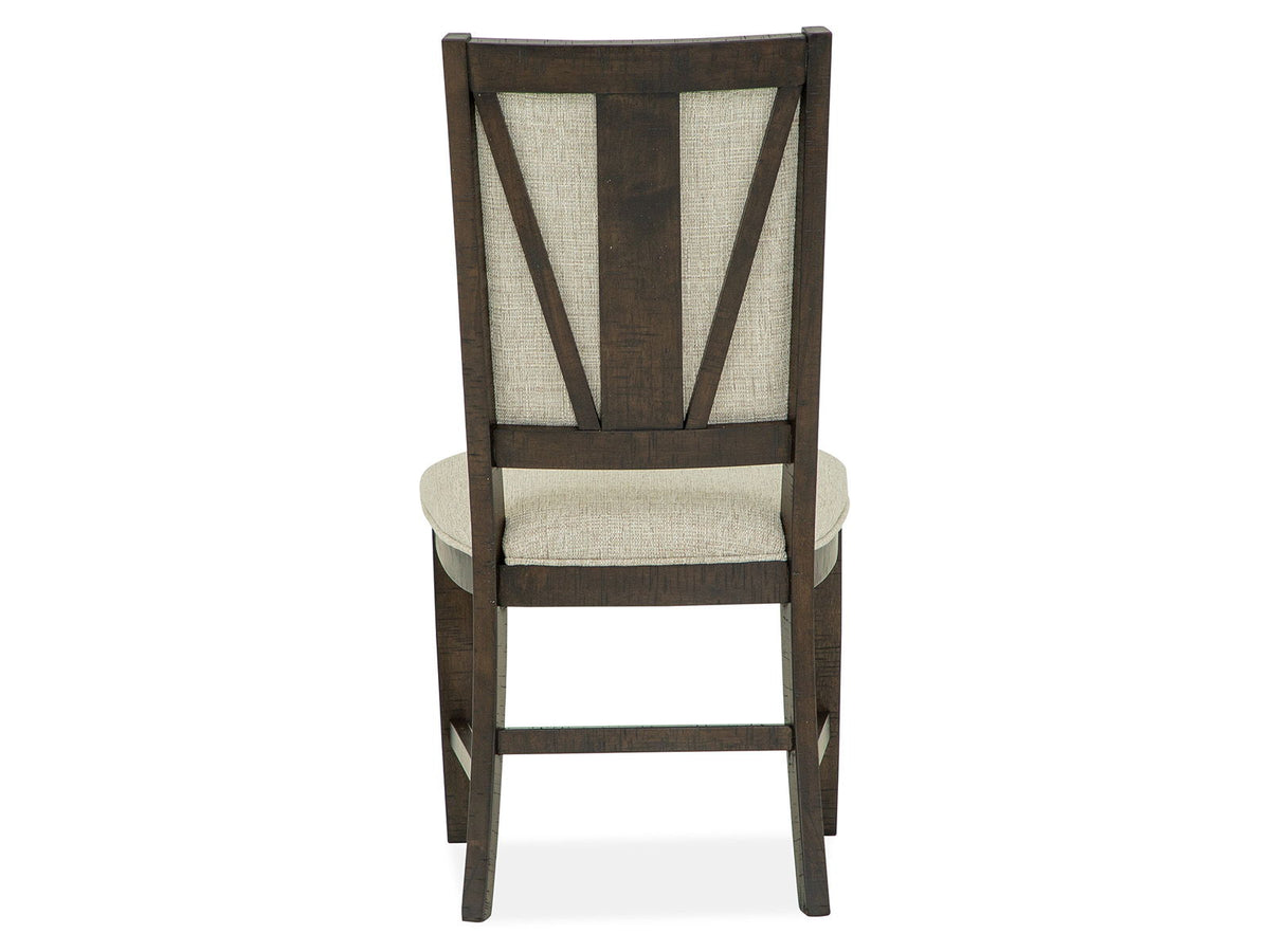 Westley Falls - Step Up Side Chair With Upholstered Seat & Back (Set of 2) - Graphite