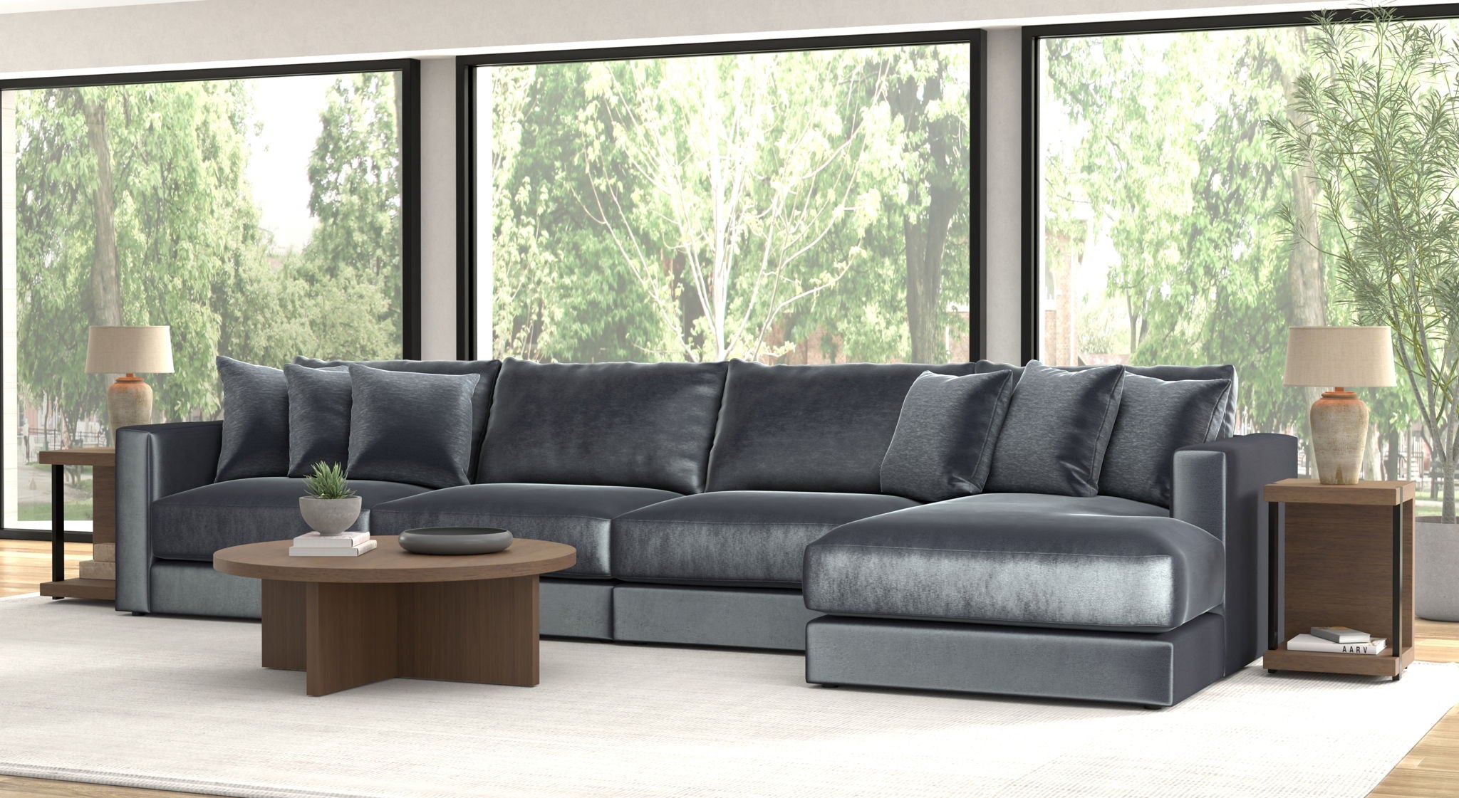 Remington - Modular Sofa - Slate