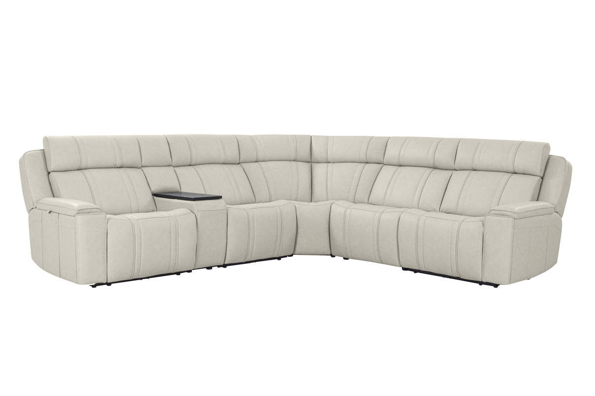 Sausalito - 6 Piece Modular Zero Gravity Power Reclining Sectional With Power Adjustable Headrests
