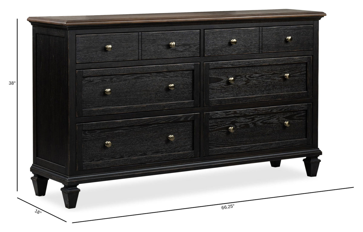 Surrey - Double Drawer Dresser