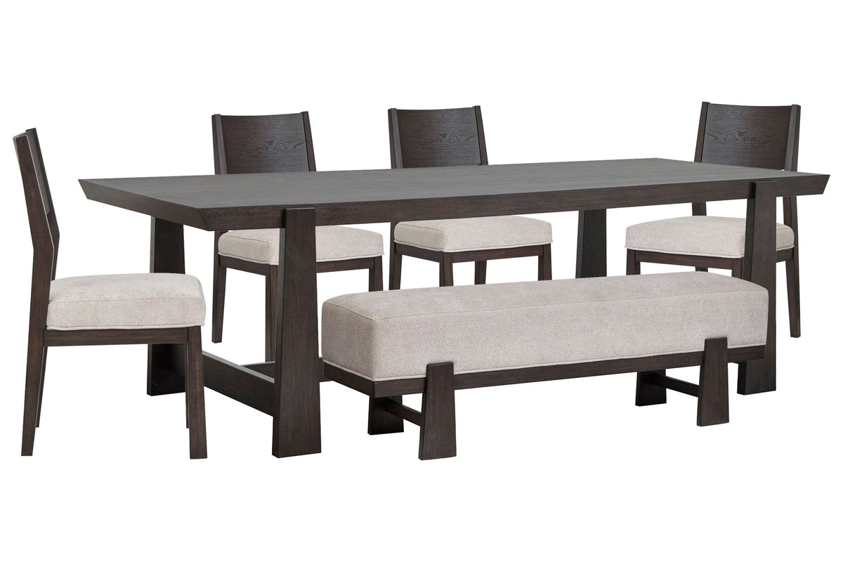 Tauren - Trestle Dining Table Set