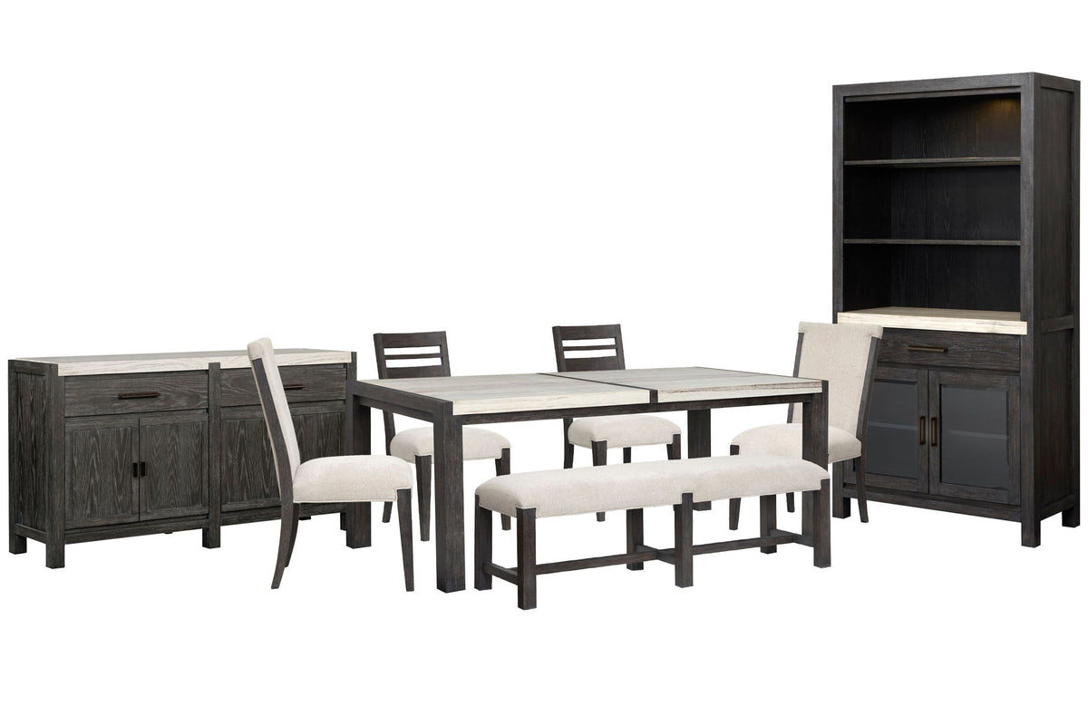 Plum Creek - 8 Piece Rectangular Dining Table Set