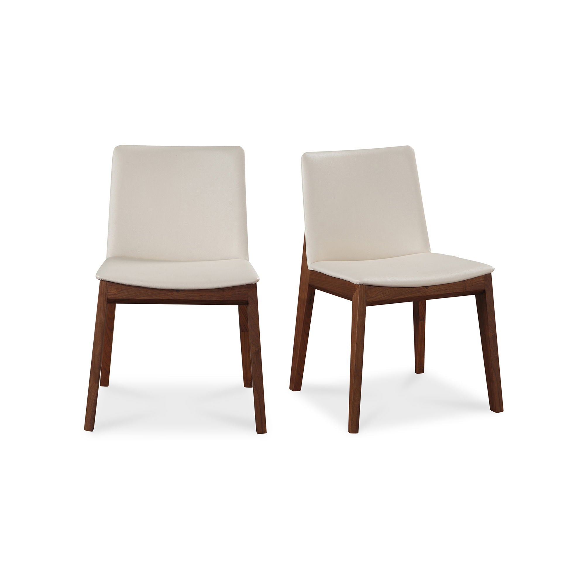 Deco - PVC Dining Chair (Set of 2) - Cream White