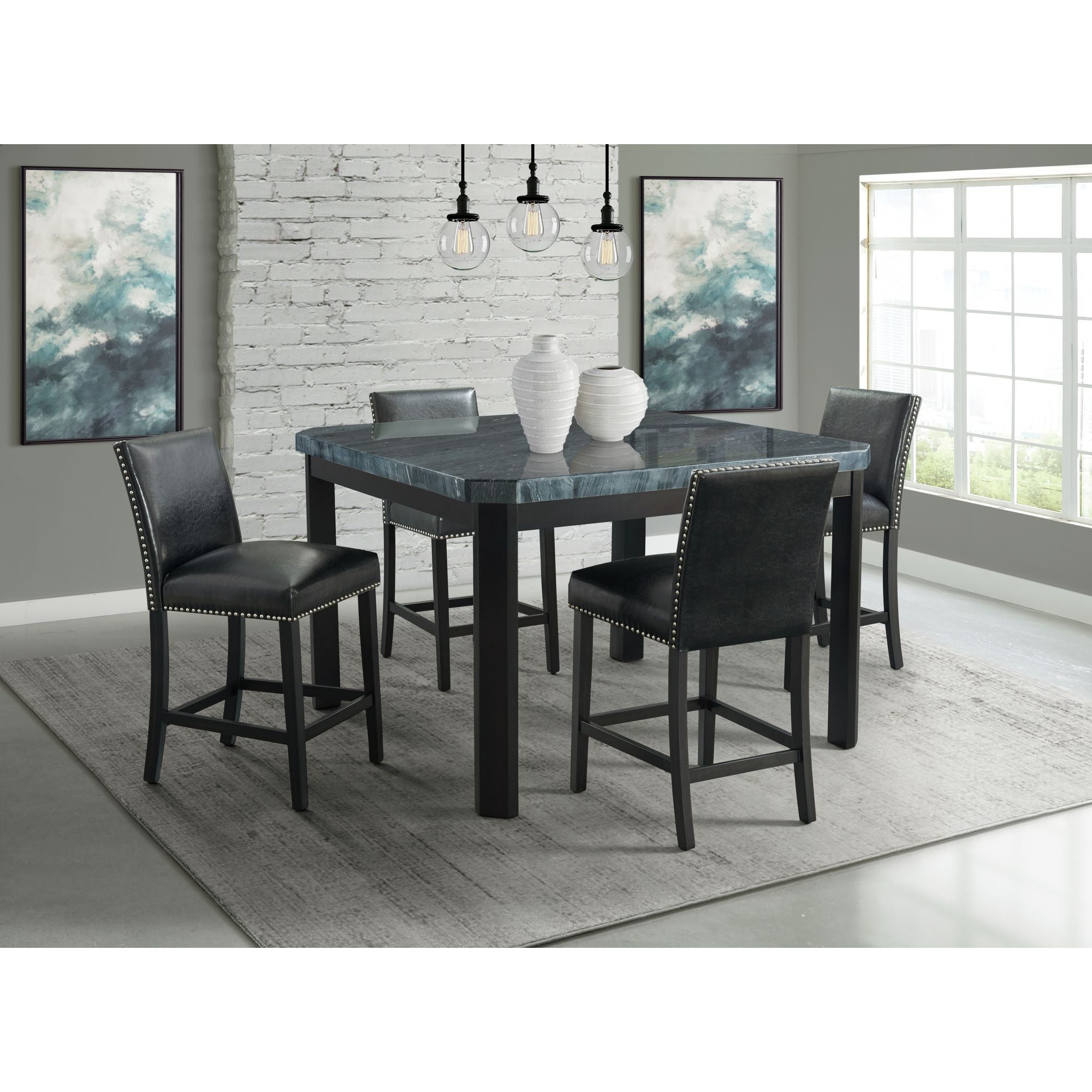 Francesca - Square Counter Height Dining Set