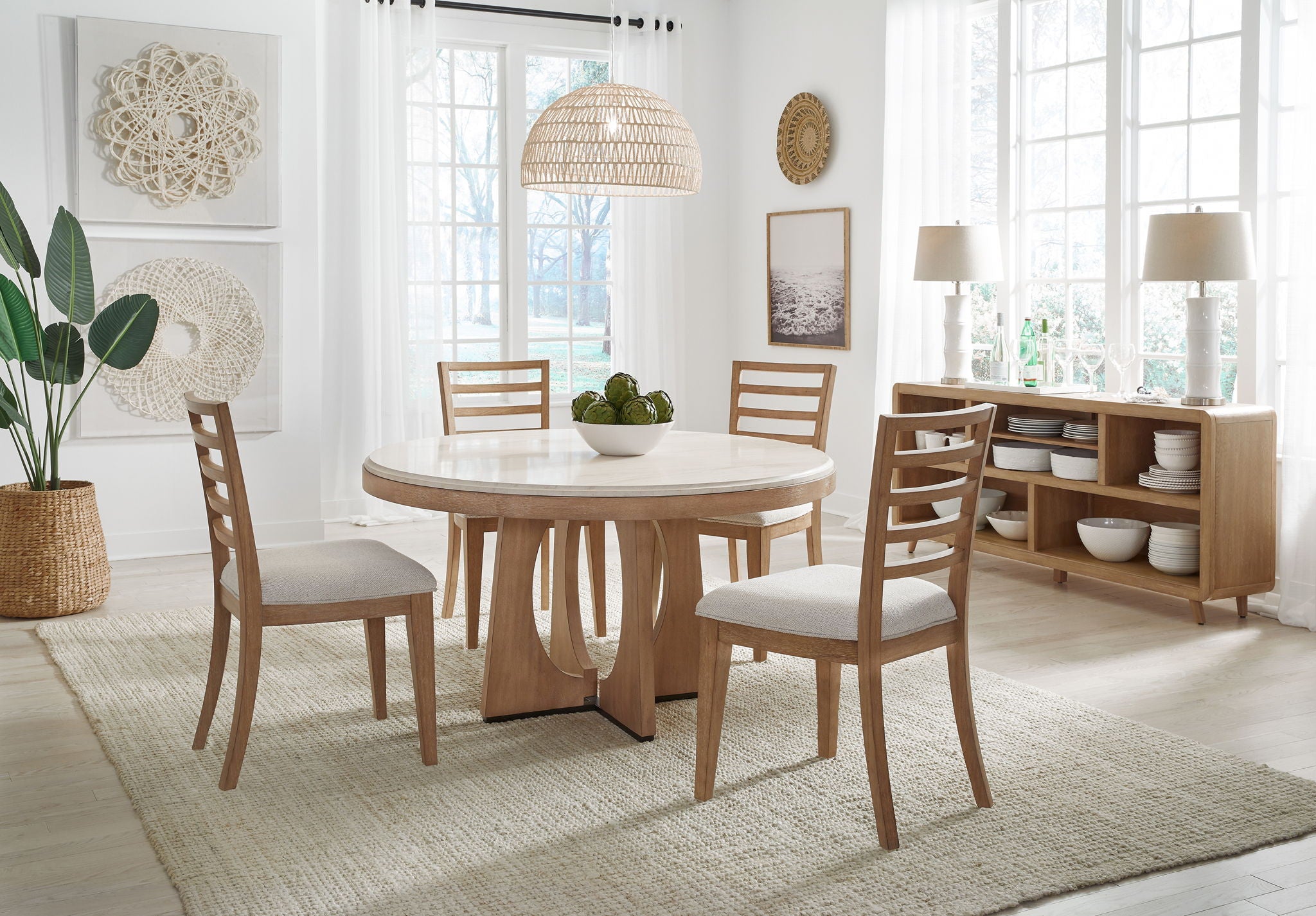 Escape - Open Multi-Purpose Console - Glazed Natural Oak