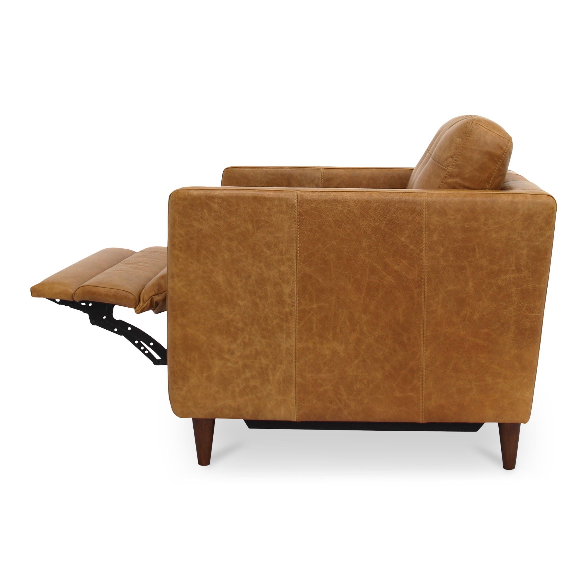 Bridgers - Leather Power Recliner Chair - Tan