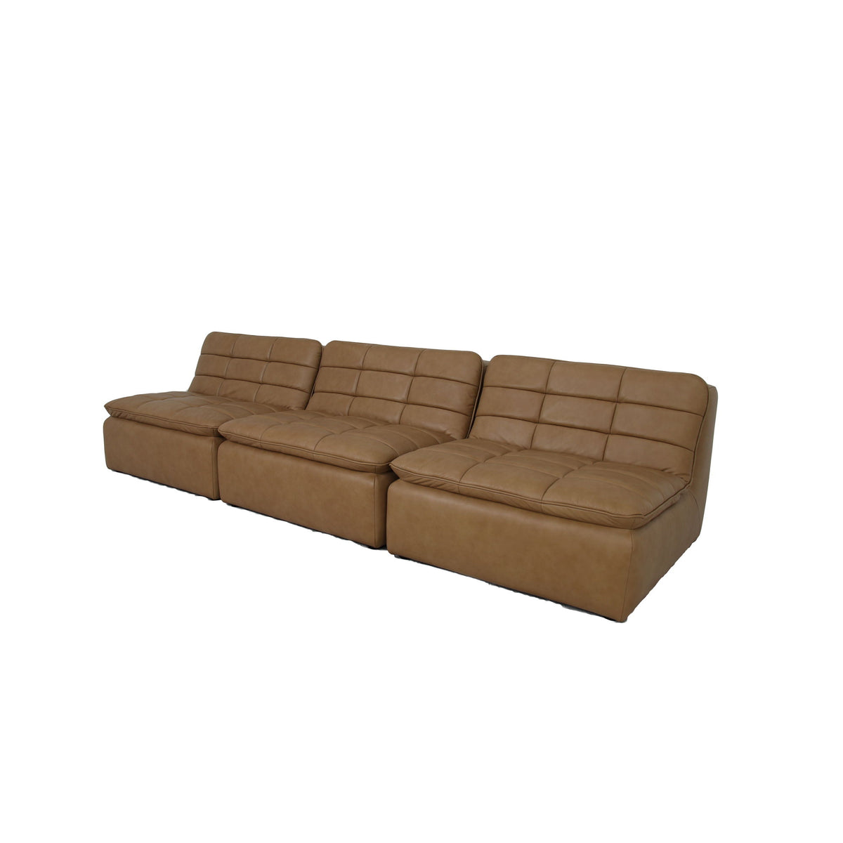 Lino - Armless Modular Sofa - Tan