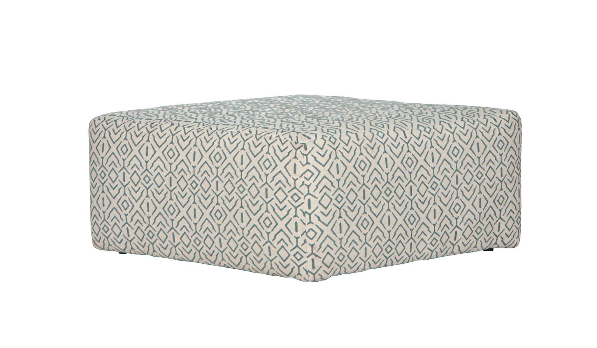 Howell - Cocktail Ottoman - Aqua