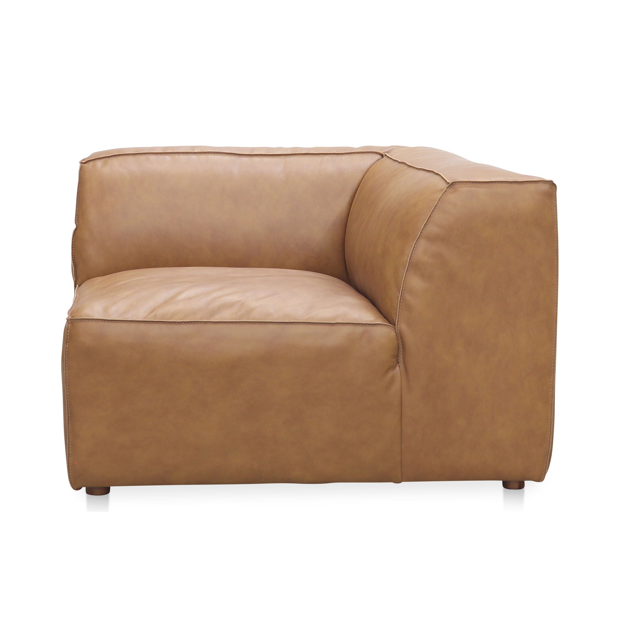 Form - Leather Corner Chair - Sonoran Tan