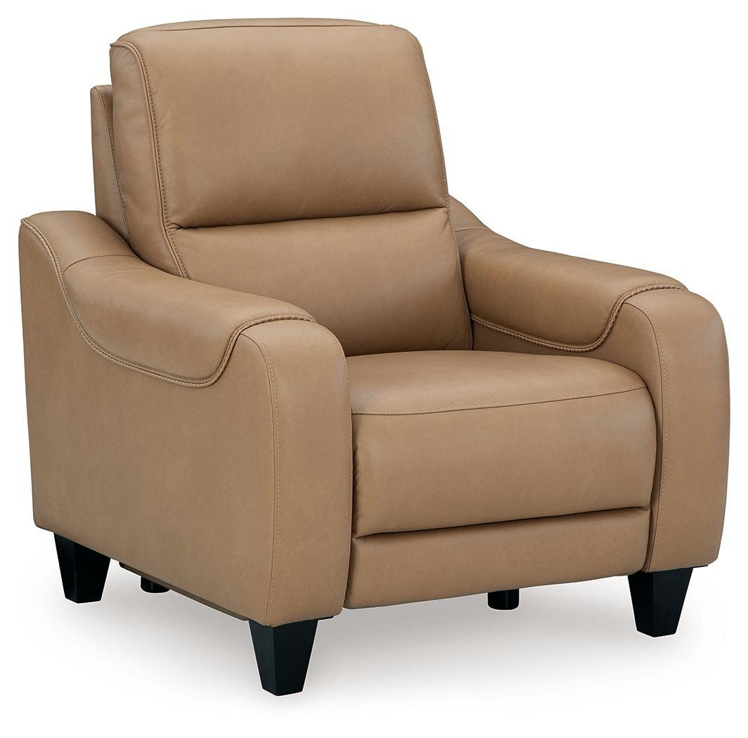 Mosswell - Power Recliner With Adj Headrest - Toffee