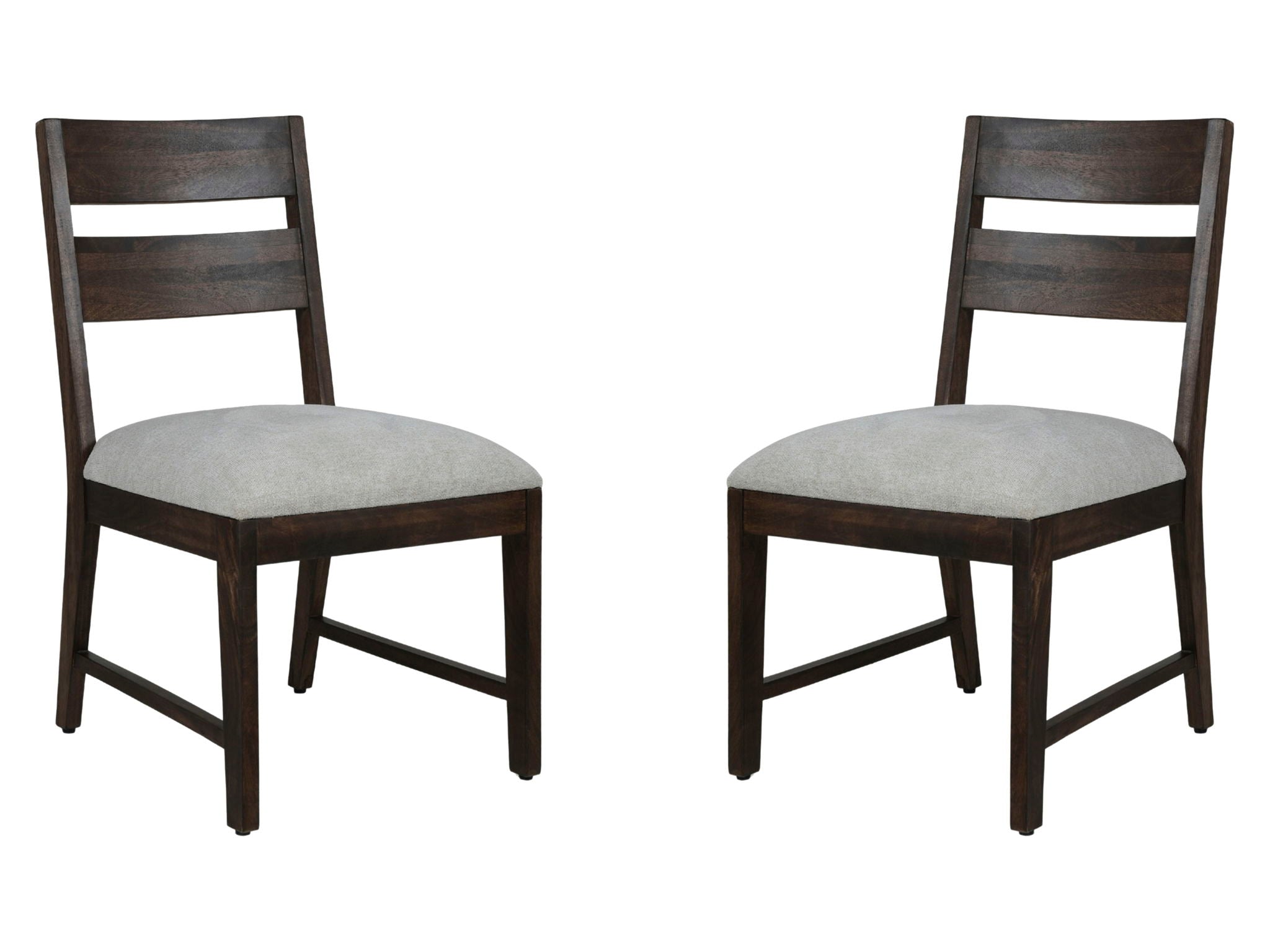 Portico - Ladderback Dining Chair (Set of 2) - Warm Brown