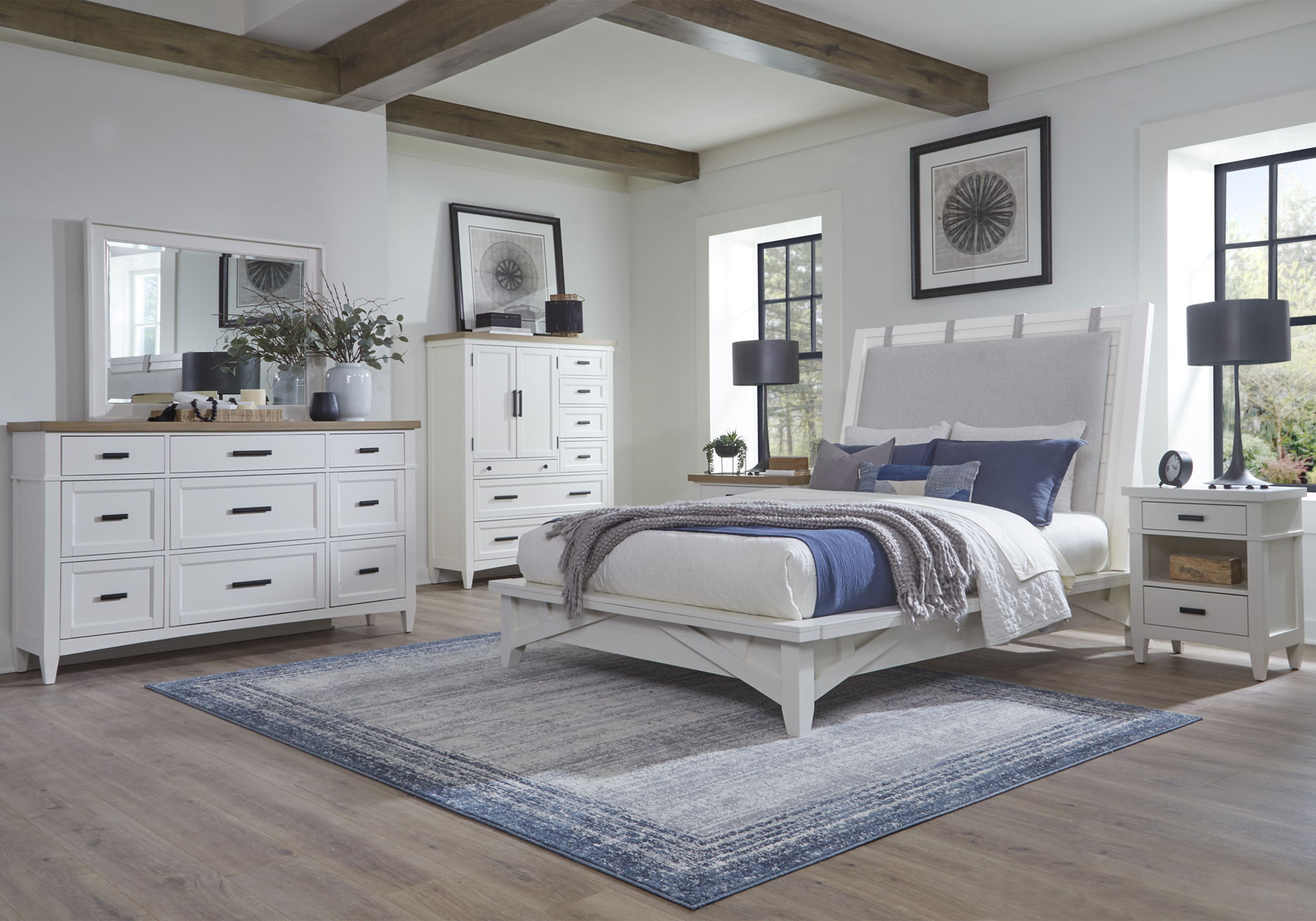 Americana Modern Bedroom - 9 Drawer Dresser - Cotton
