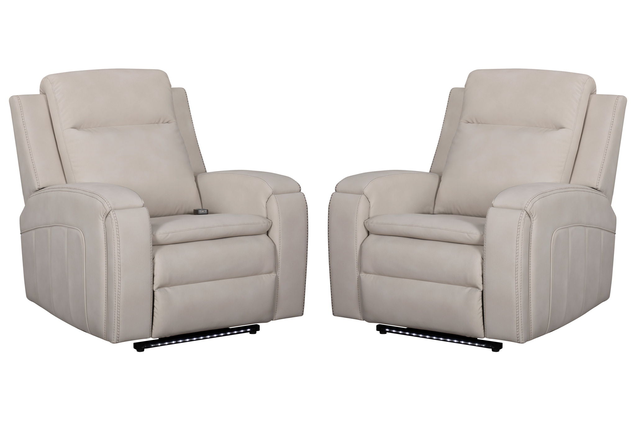 Armstrong - Power Recliner With Heat, Massage And Auto-Glide