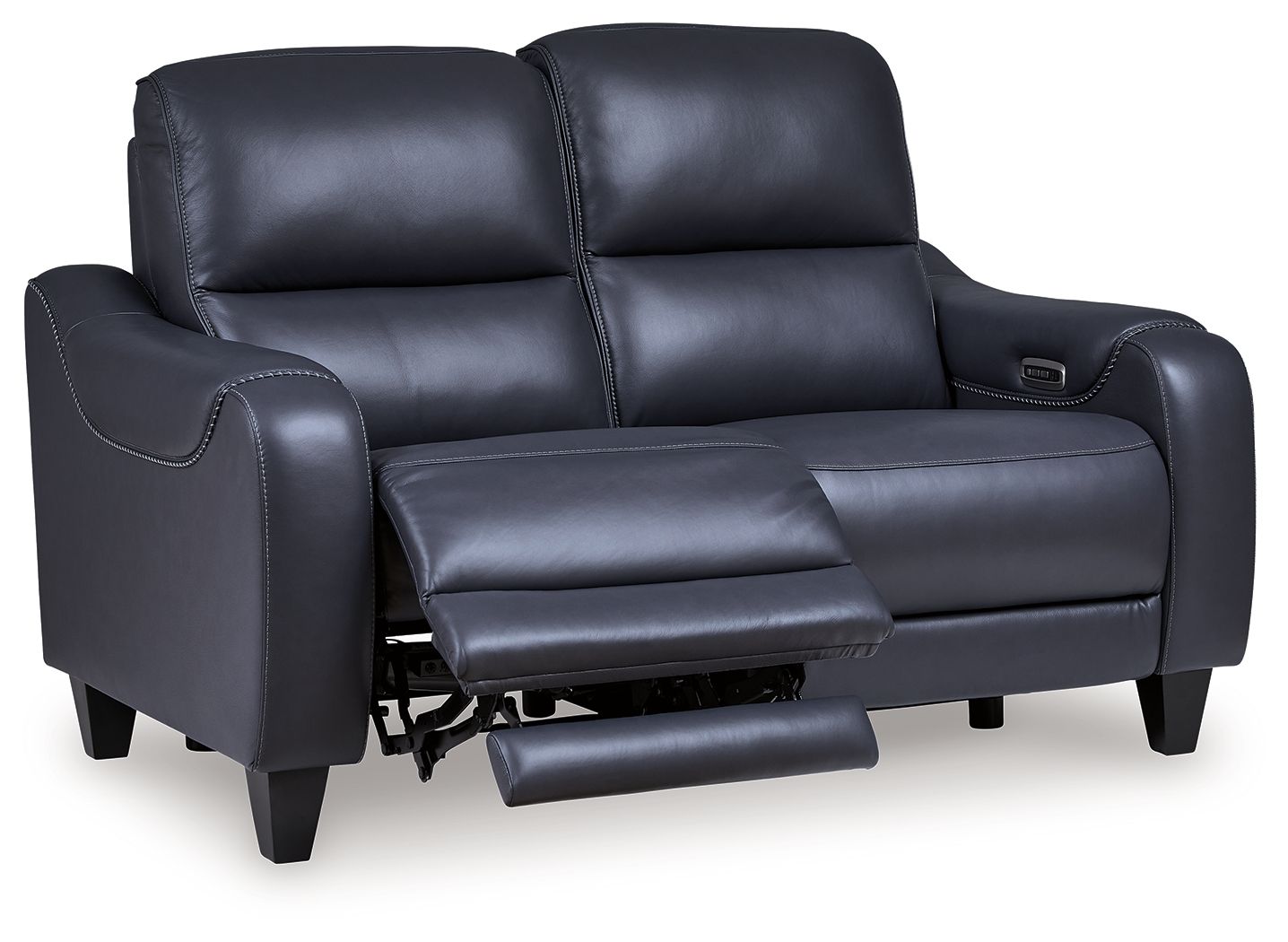 Mercomatic - Power Reclining Loveseat With Adj Headrest - Ocean