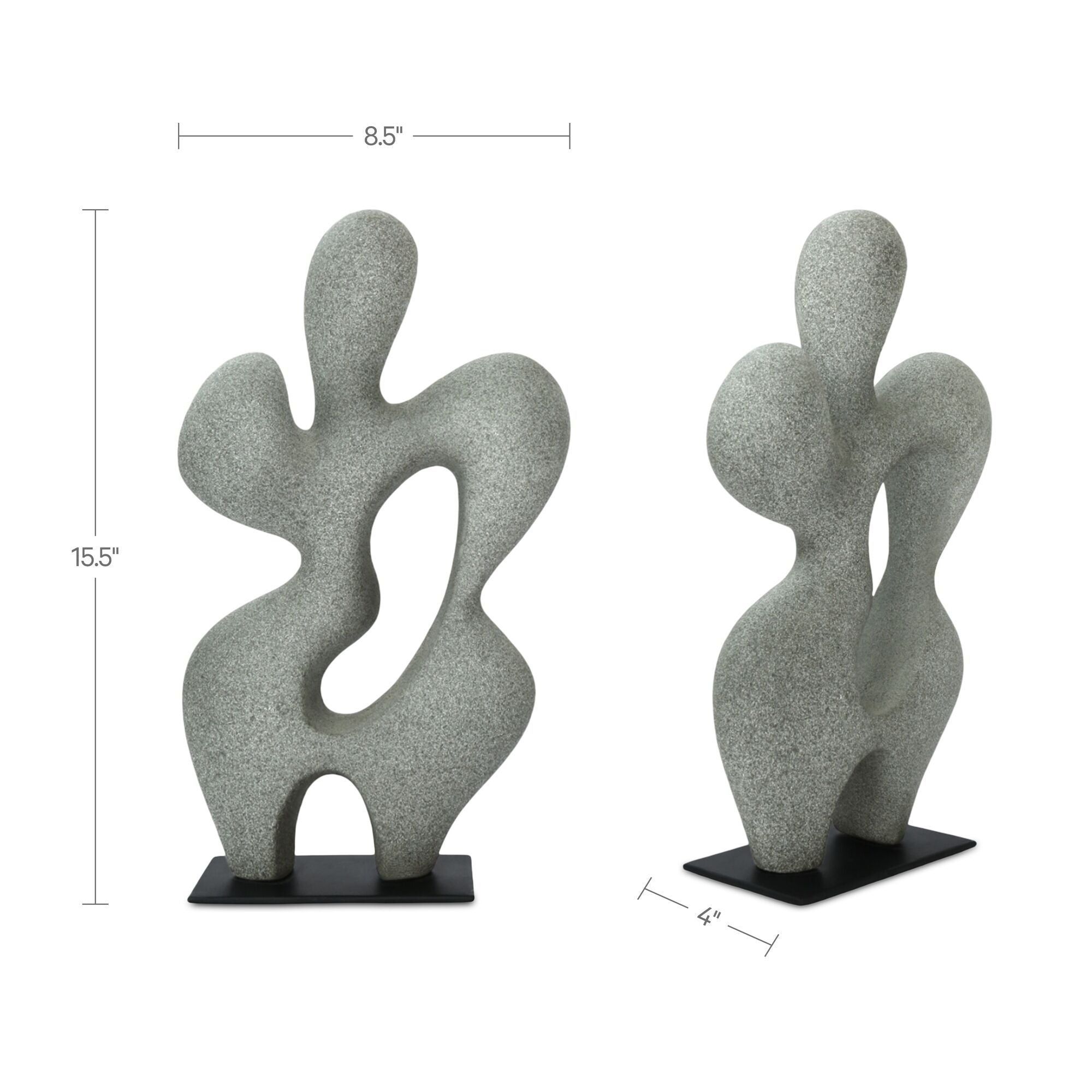 Romy - Sculpture - Charcoal